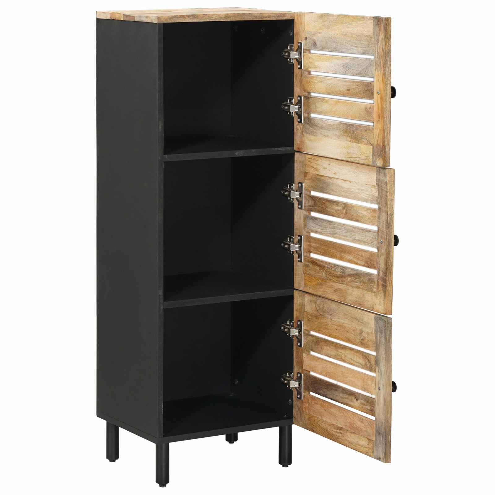 vidaXL Stauraumschränke Natur 40 x 33 x 110 cm Massivholz Mango