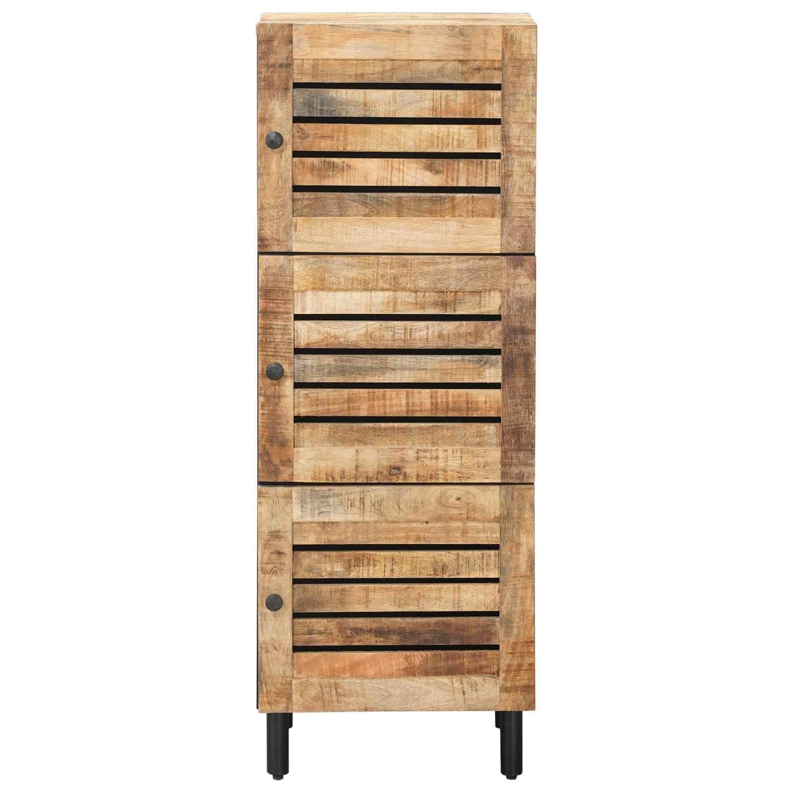 vidaXL Stauraumschränke Natur 40 x 33 x 110 cm Massivholz Mango