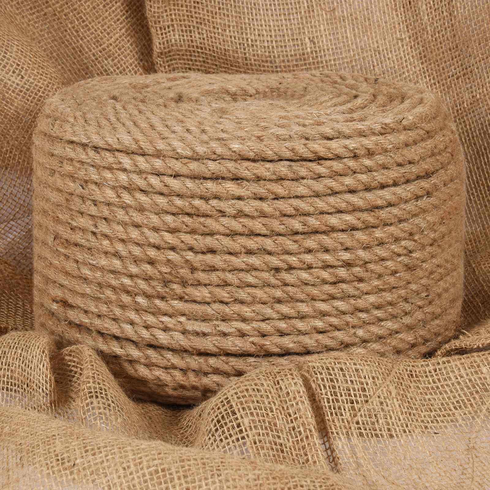 vidaXL Juteschnur 2 pcs 100 m 2 Natur 100% Tossa Jute
