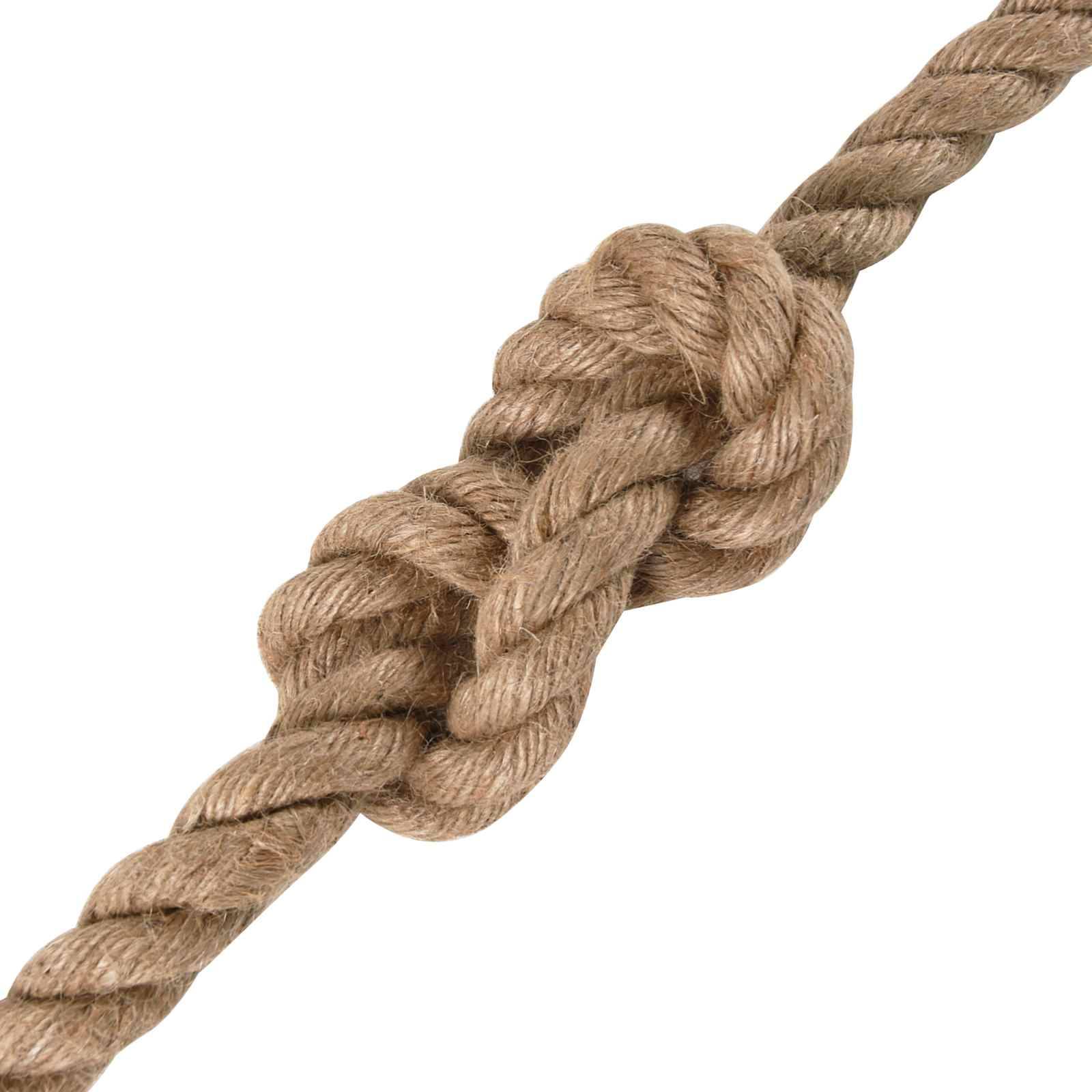 vidaXL Juteschnur 2 pcs 100 m 2 Natur 100% Tossa Jute