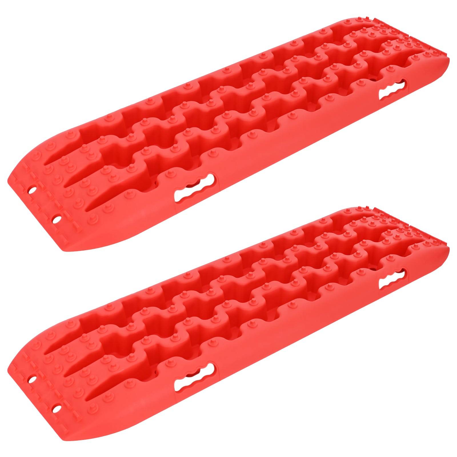 vidaXL Traktionsplatte 2 pcs Rot 106 x 30,5 x 7 cm Verstärktes Nylon
