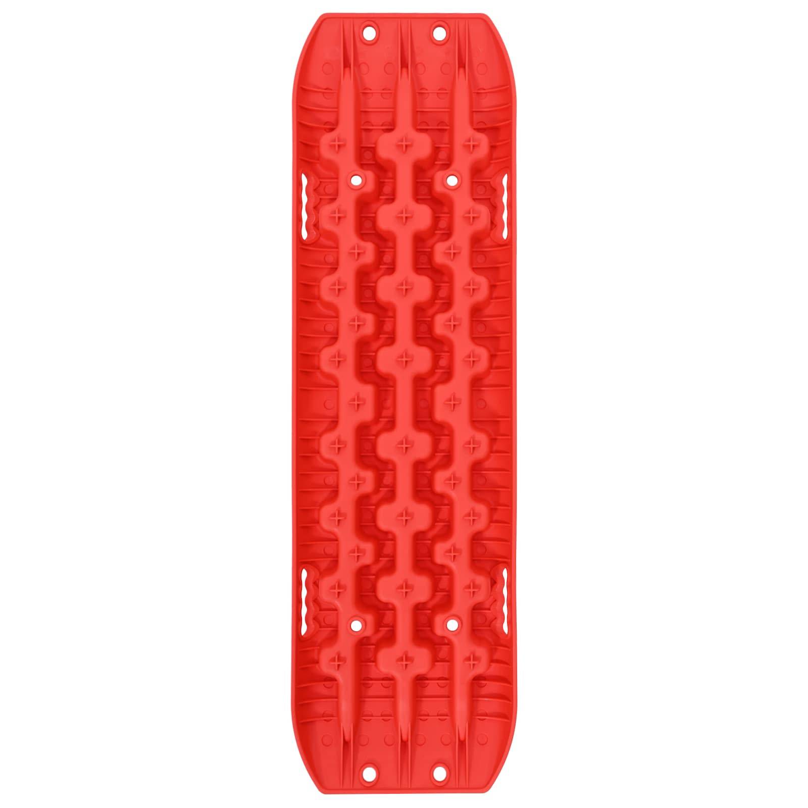 vidaXL Traktionsplatte 2 pcs Rot 106 x 30,5 x 7 cm Verstärktes Nylon