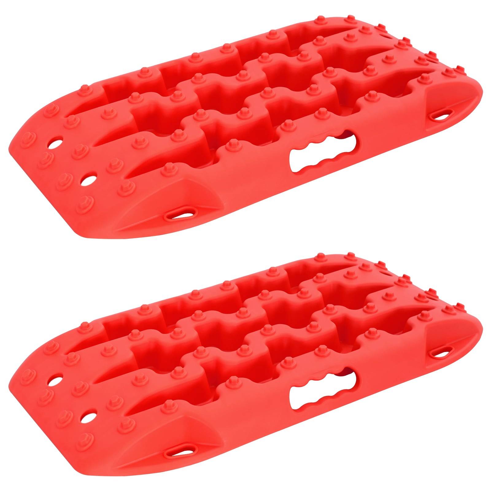 vidaXL Traktionsplatte 2 pcs Rot 57,5 x 30,5 x 5,5 cm
