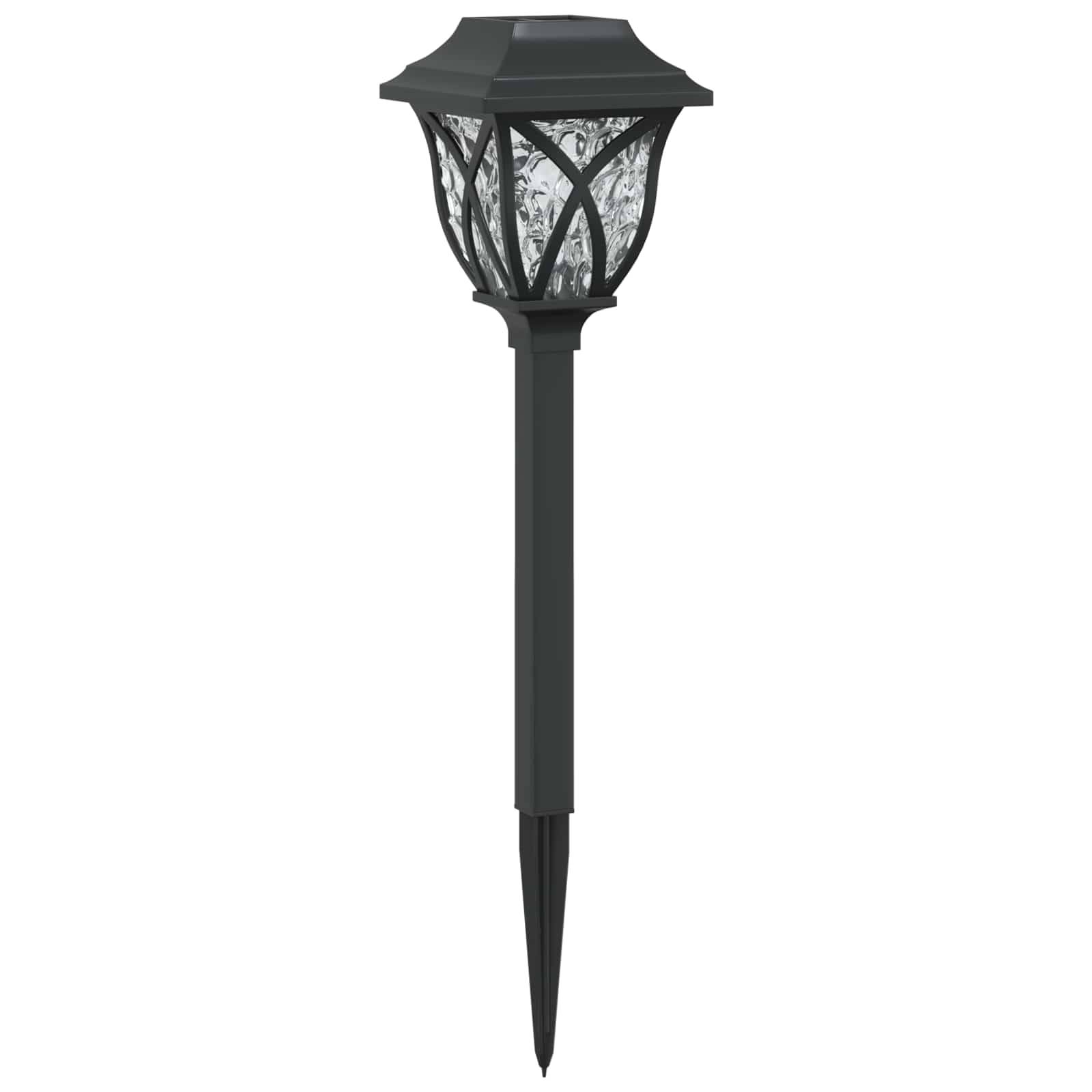 vidaXL Außen Solarlichter mit Erdnagel 6 pcs Warmes Weiß 42 cm PP