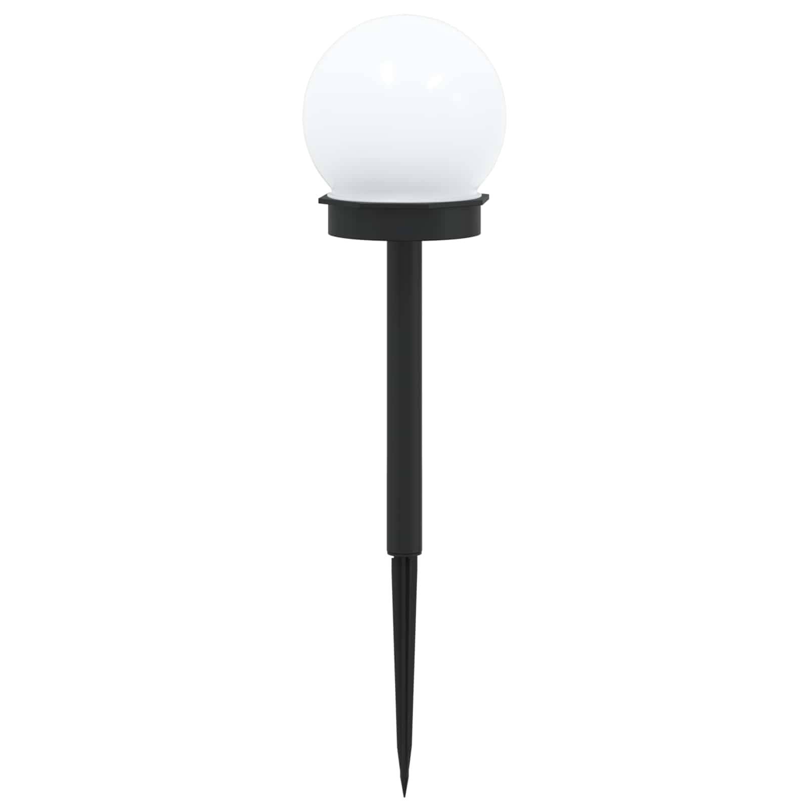 vidaXL Außen Solarlichter mit Erdnagel 8 pcs Warmes Weiß 38,5 cm ABS