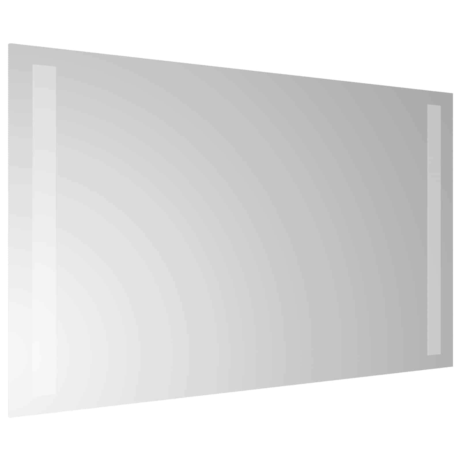 vidaXL LED-Badezimmerspiegel Transparent 60 x 30 cm Gehärtetes Glas