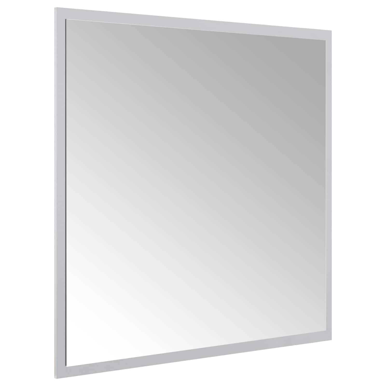 vidaXL LED-Badezimmerspiegel Transparent 60 x 60 cm Gehärtetes Glas