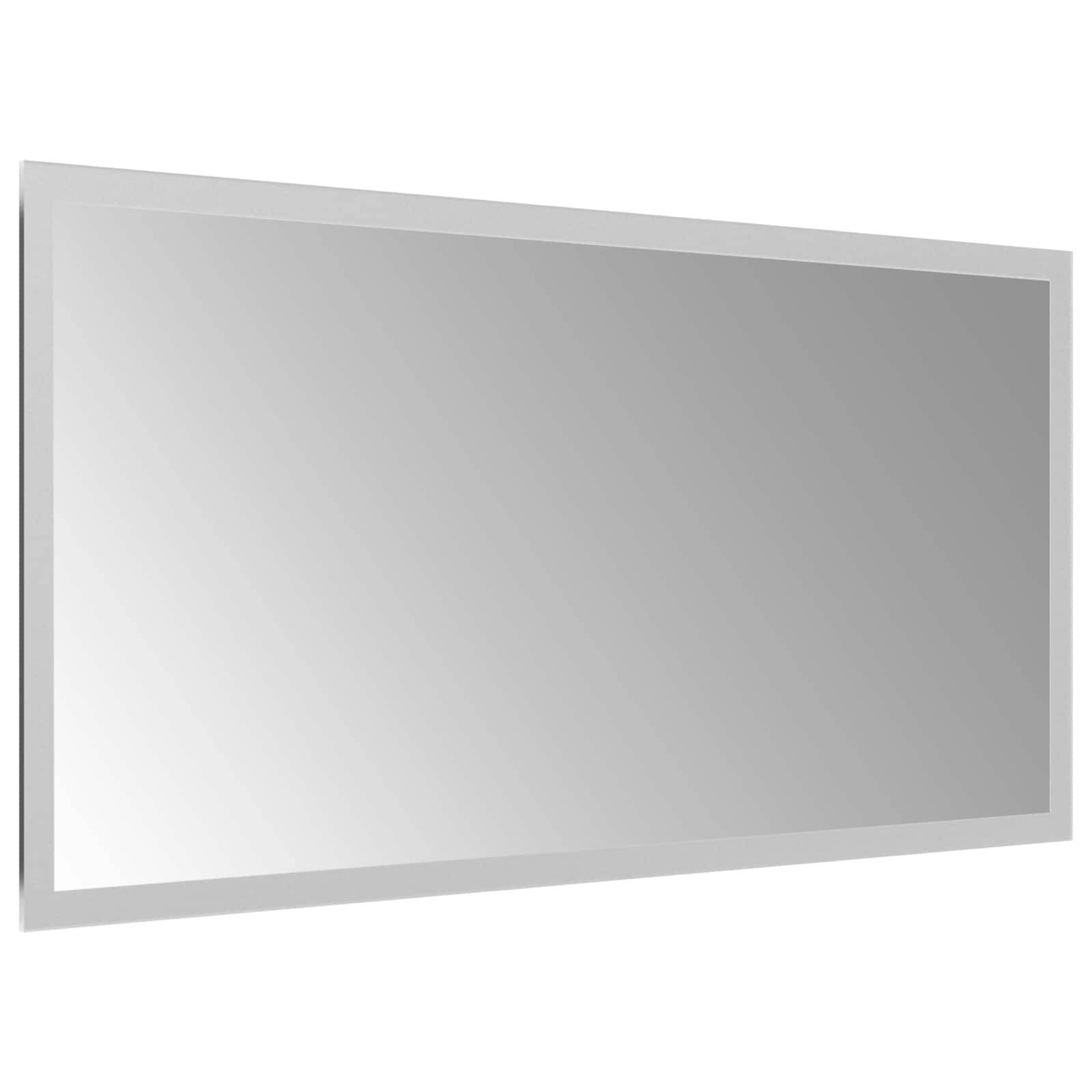 vidaXL LED-Badezimmerspiegel Transparent 60 x 30 cm Gehärtetes Glas