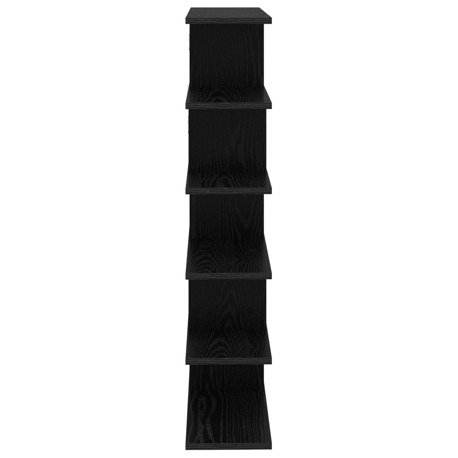 vidaXL Wandregal Schwarze Eiche 70 x 20 x 100 cm Holzwerkstoff