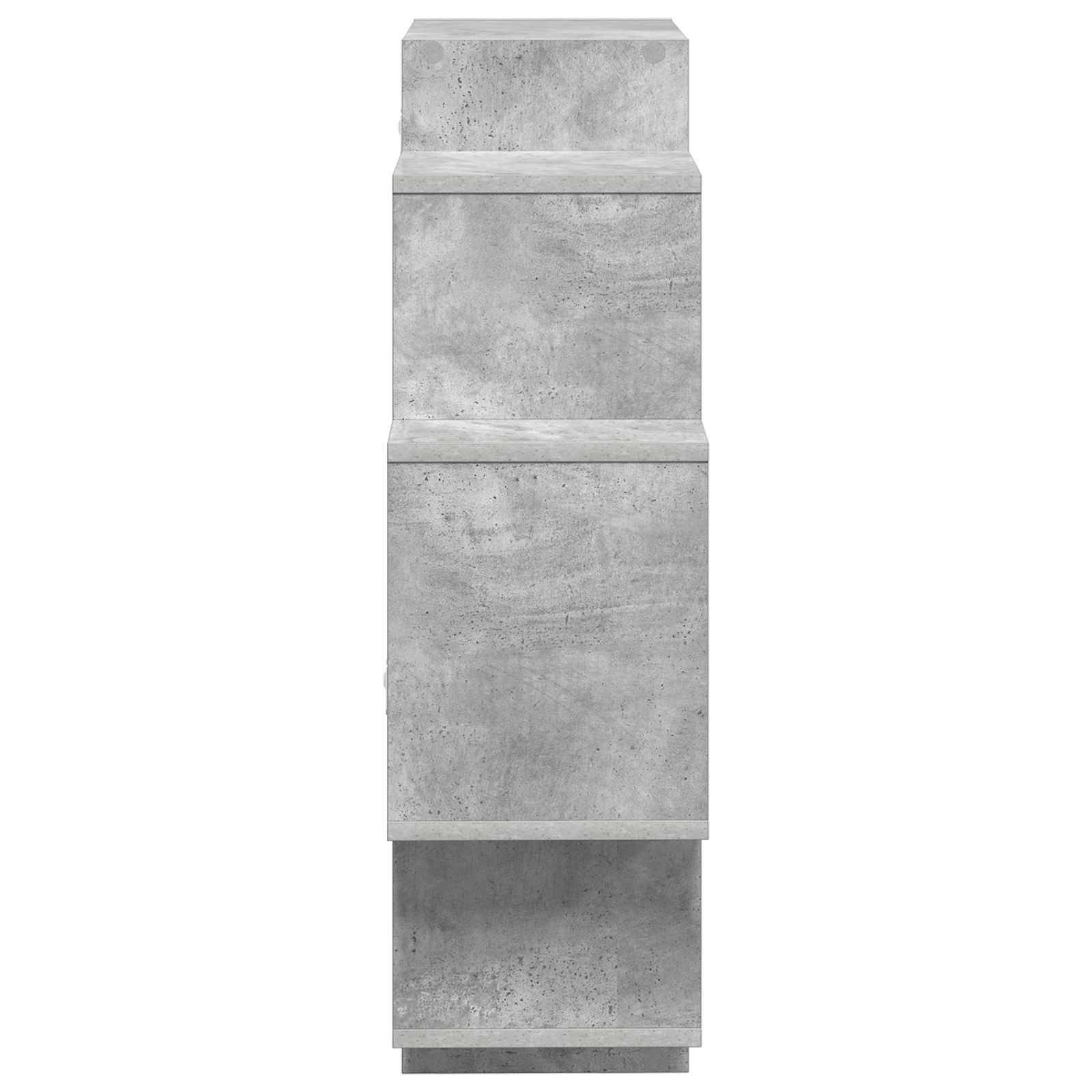 vidaXL Wandregal Betongrau 90 x 25 x 90 cm Holzwerkstoff
