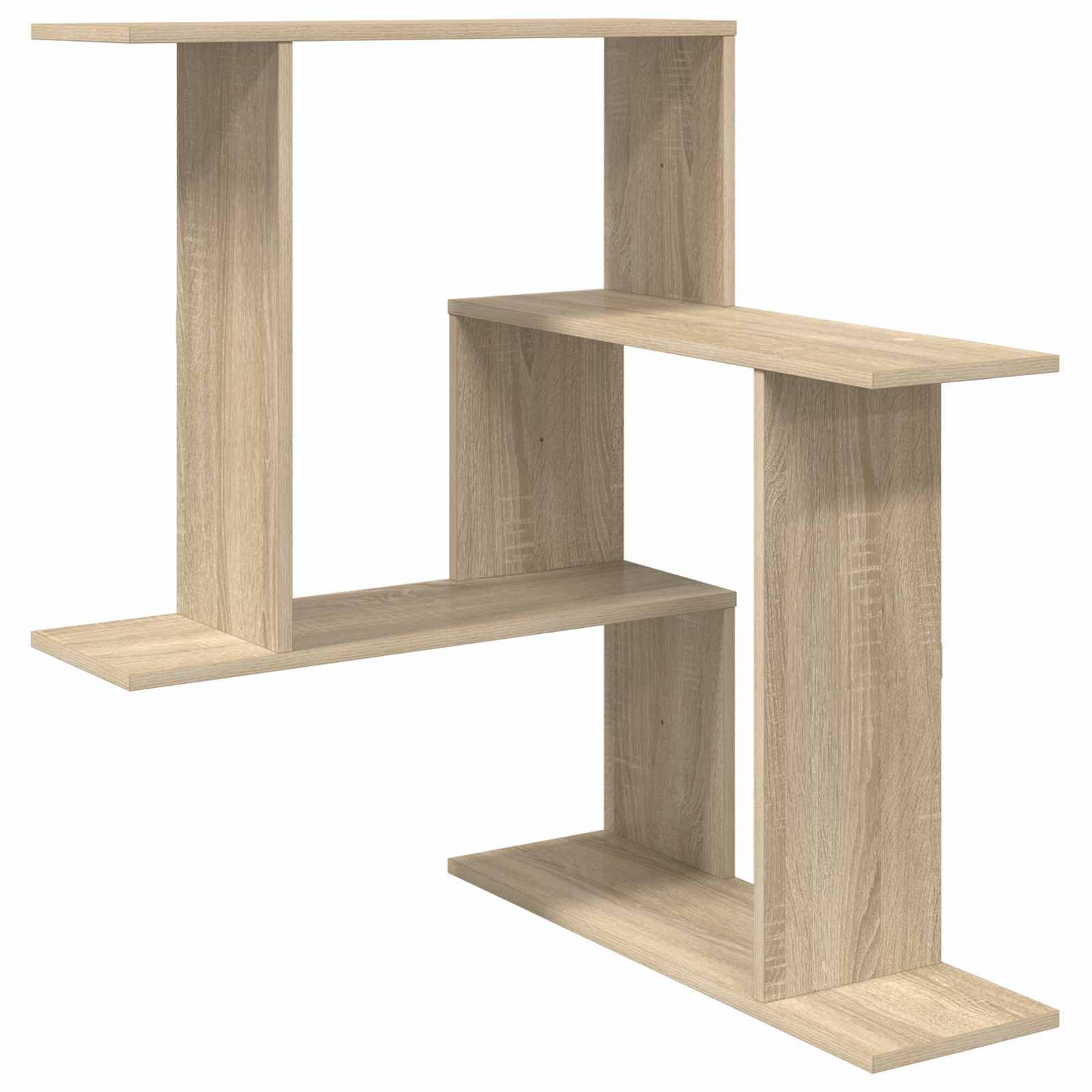 vidaXL Wandregal Sonoma-Eiche 67 x 67 x 87 cm Holzwerkstoff