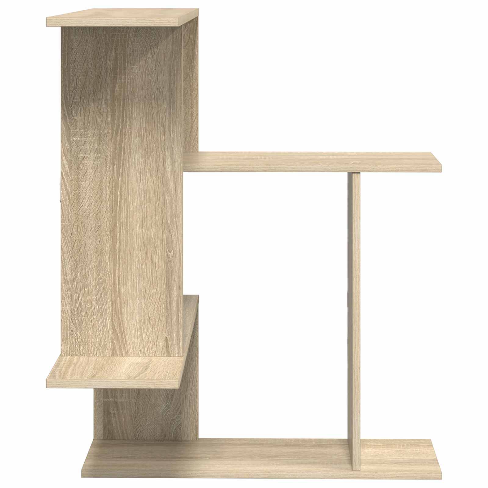 vidaXL Wandregal Sonoma-Eiche 67 x 67 x 87 cm Holzwerkstoff