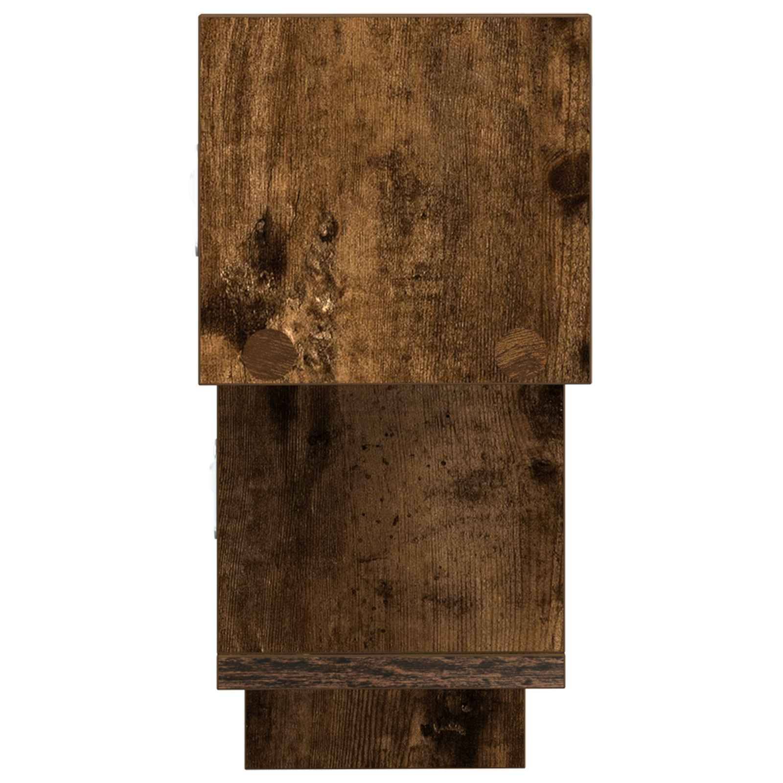vidaXL Wandregal Raucheiche 48 x 15 x 42 cm Holzwerkstoff