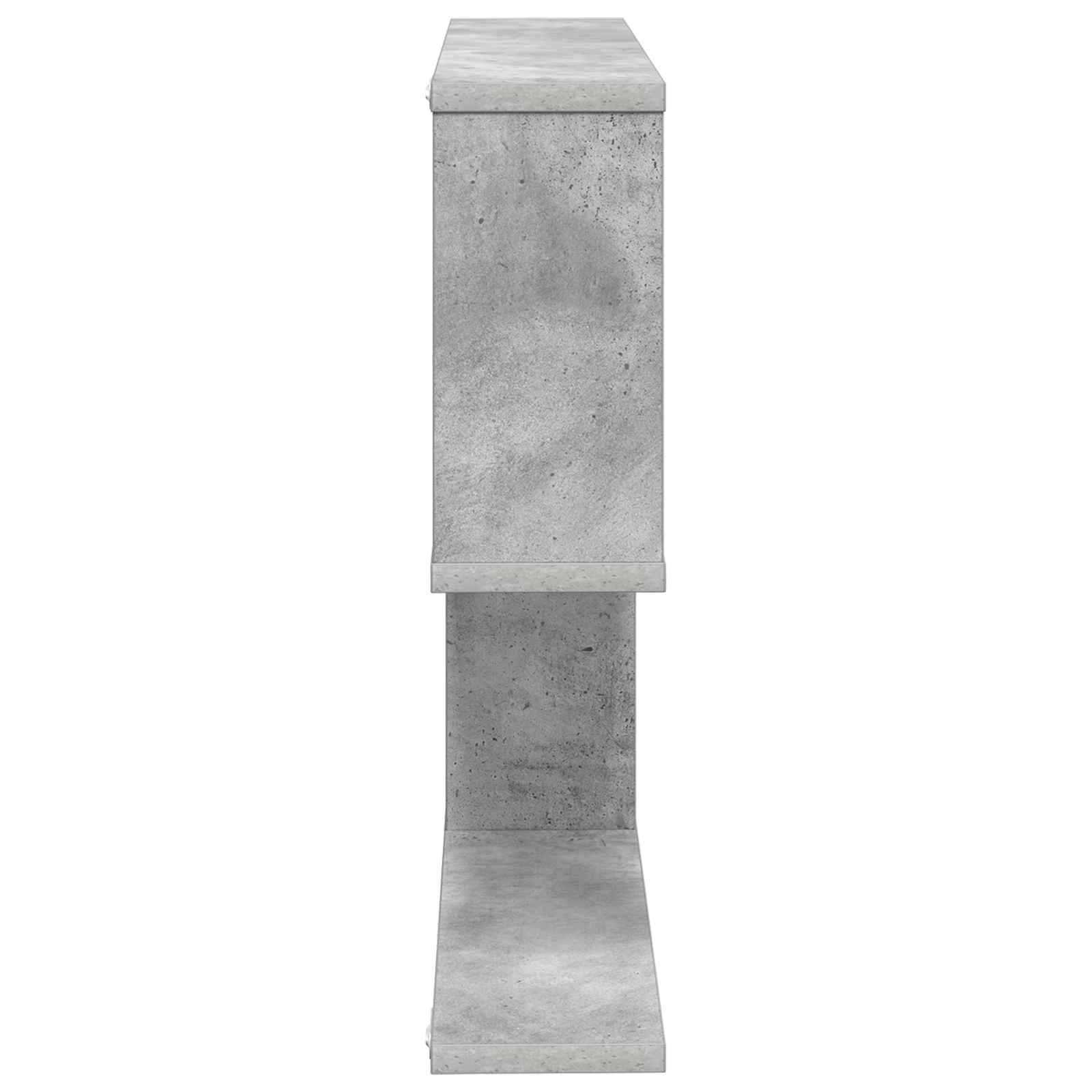 vidaXL Wandregal Betongrau 60 x 12 x 50,5 cm Holzwerkstoff