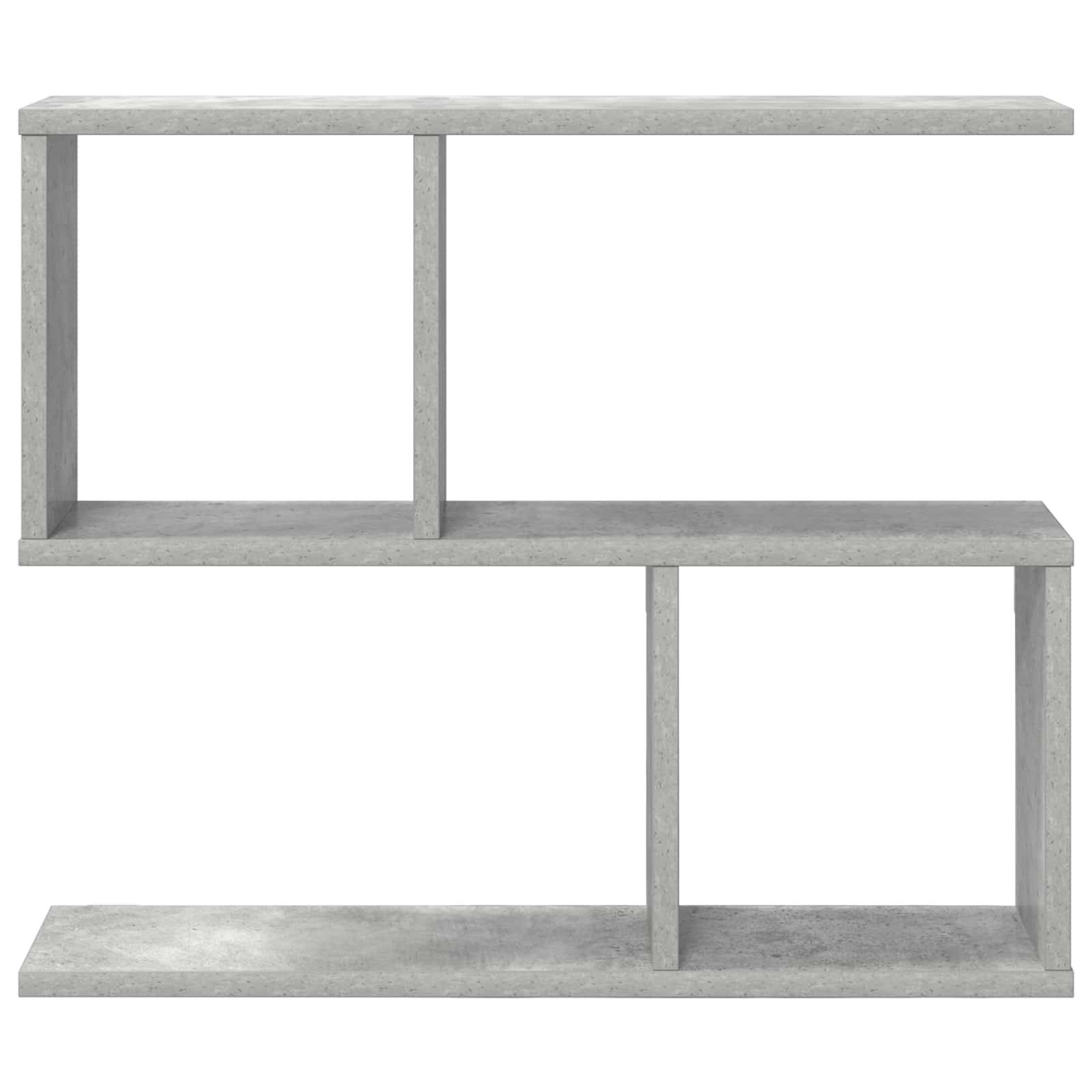 vidaXL Wandregal Betongrau 60 x 12 x 50,5 cm Holzwerkstoff