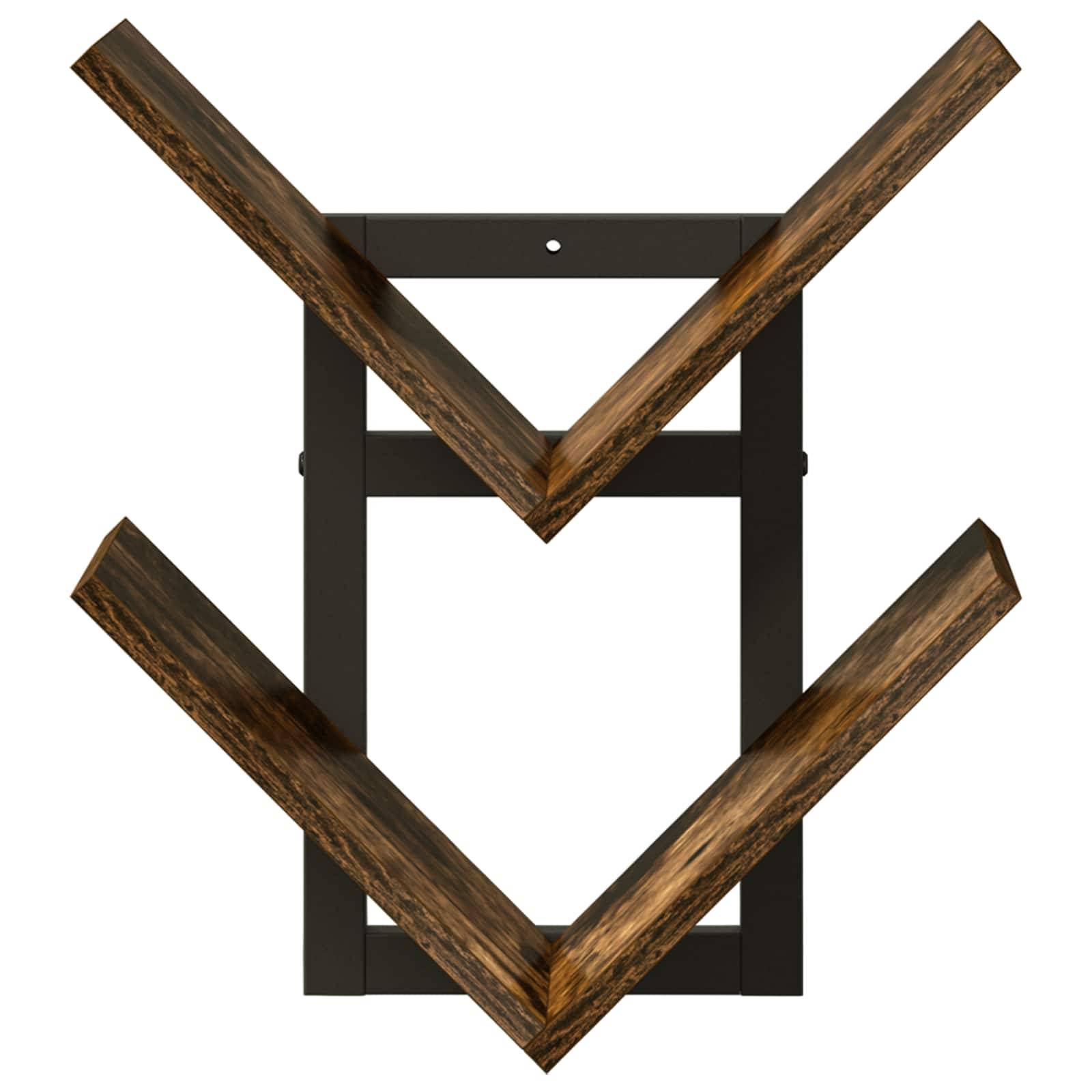 vidaXL Wandregal Raucheiche 43 x 15 x 47 cm Holzwerkstoff