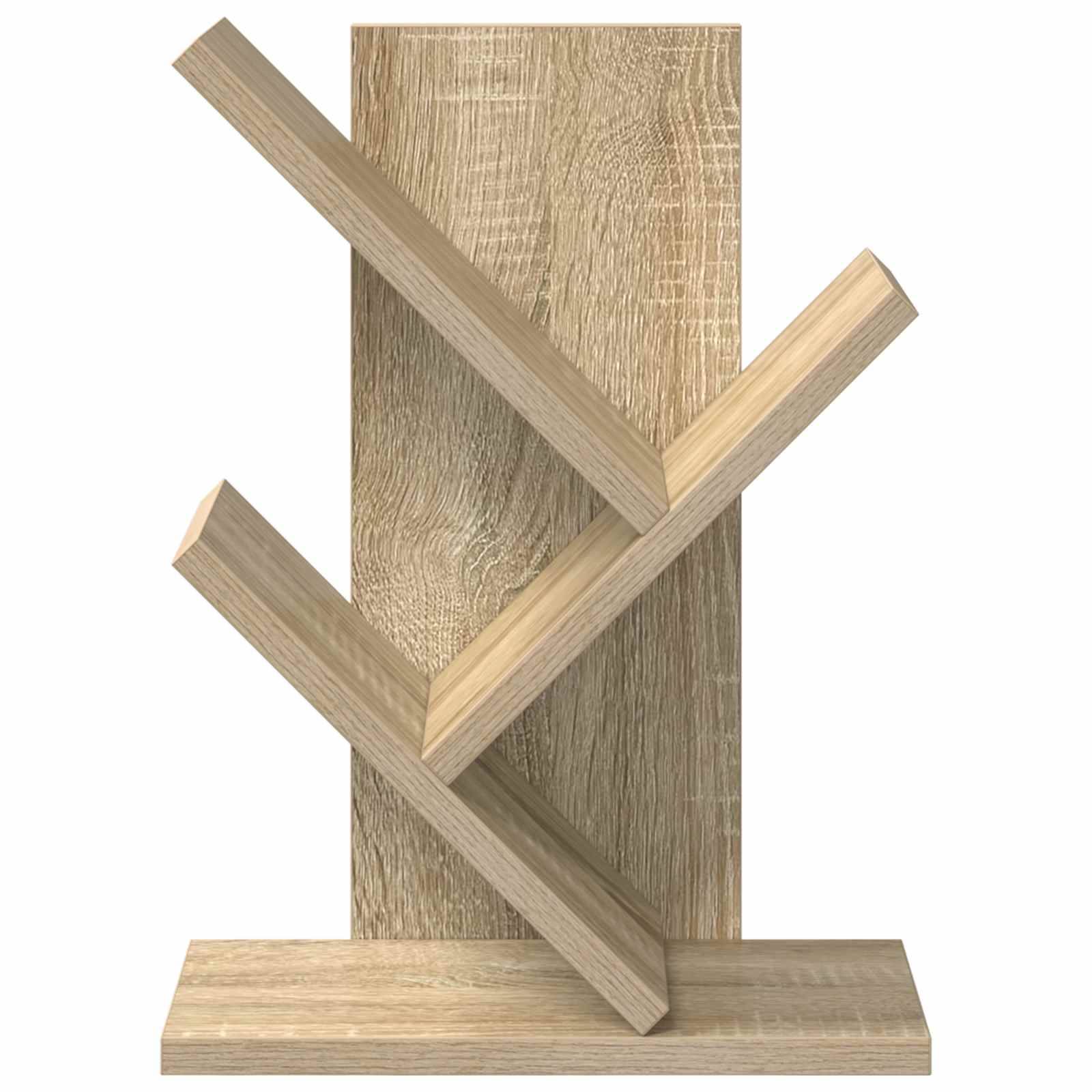 vidaXL Baumbücherregal 3-stöckig 30 x 18 x 40 cm Holzwerkstoff