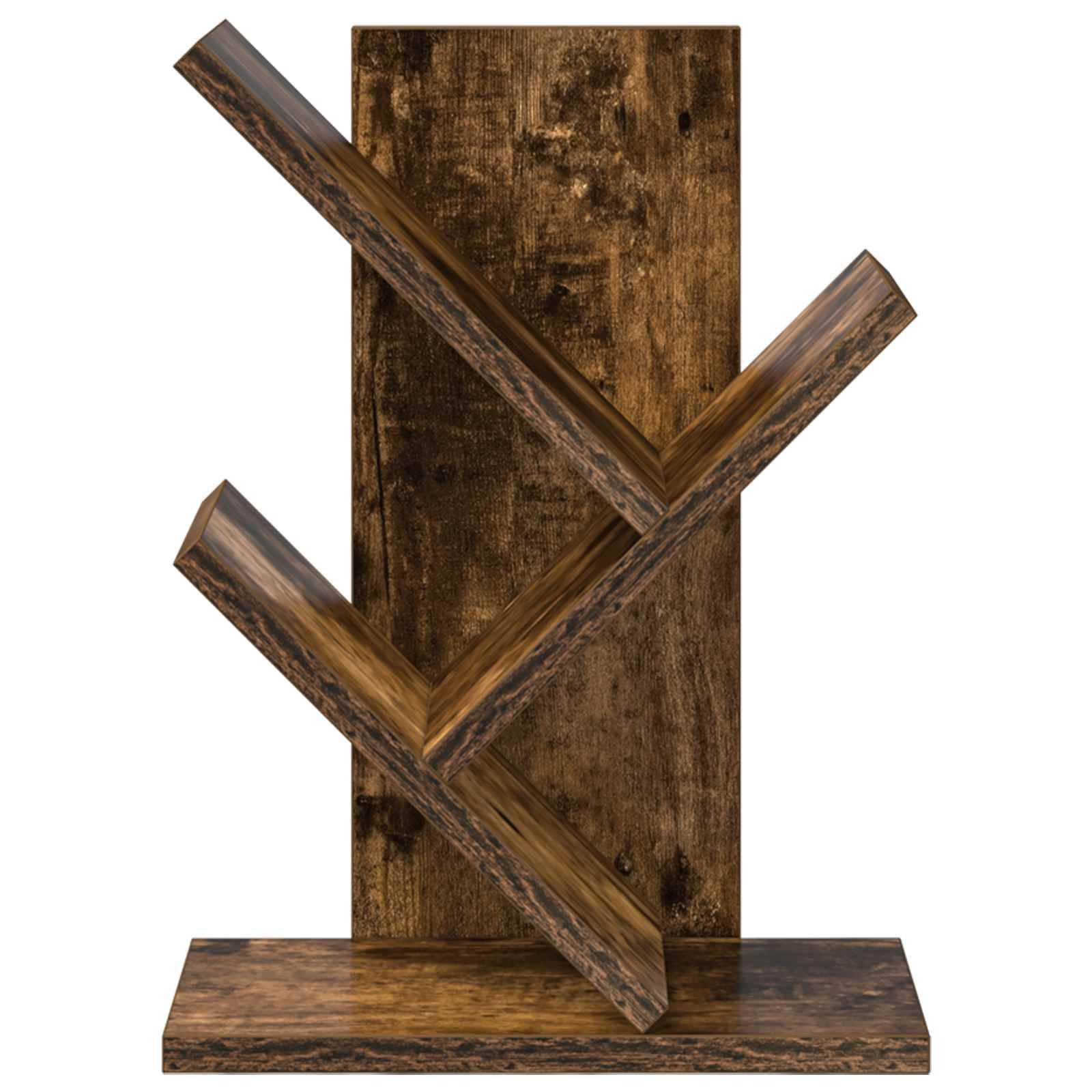 vidaXL Baumbücherregal 3-stöckig 30 x 18 x 40 cm Holzwerkstoff