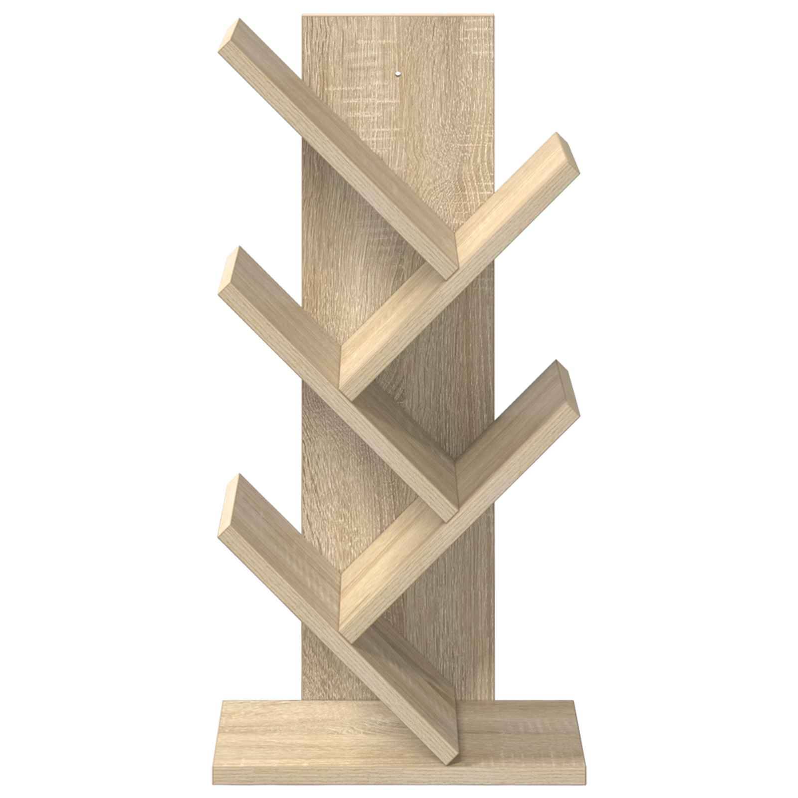 vidaXL Baumbücherregal 4-stöckig 30 x 18 x 60 cm Holzwerkstoff