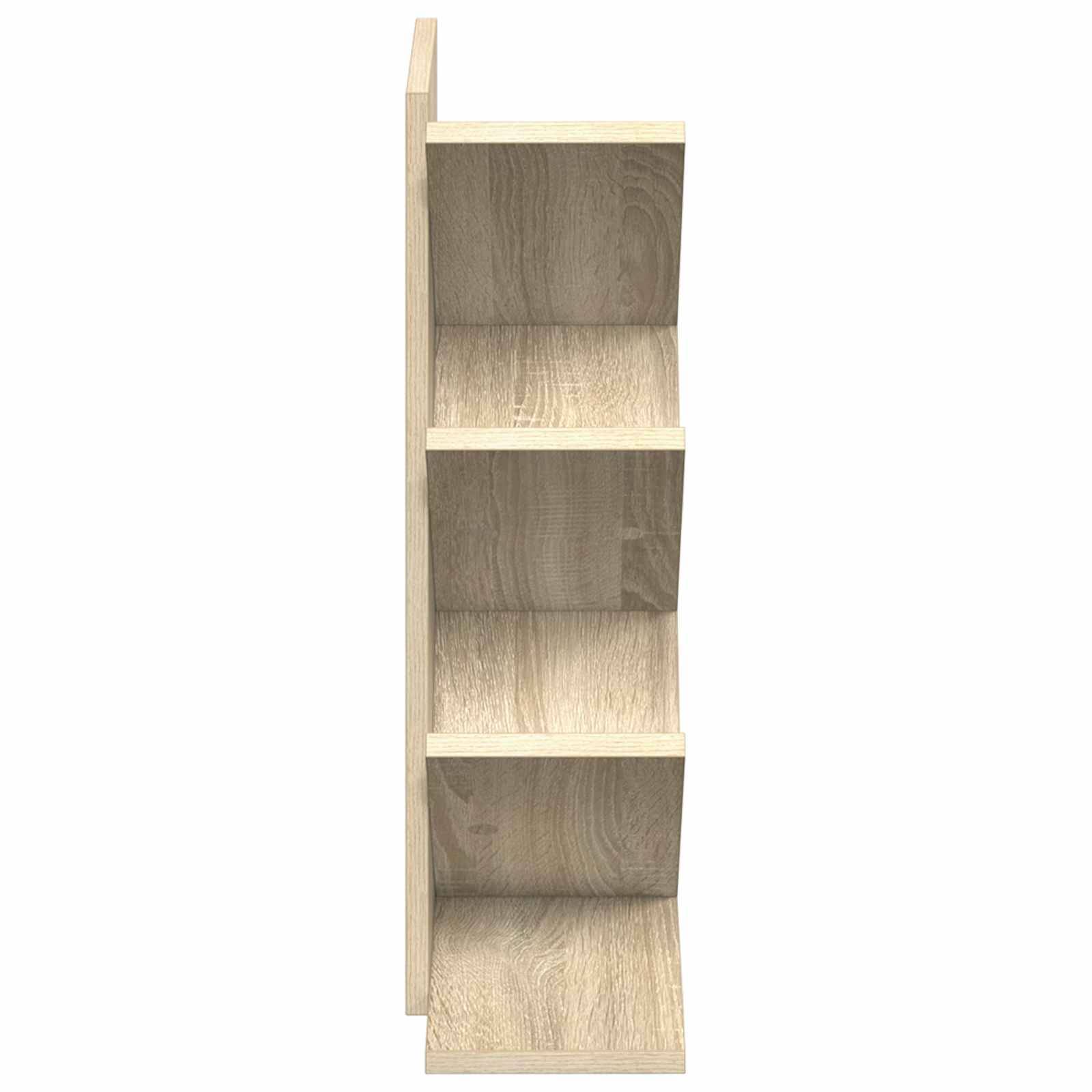 vidaXL Baumbücherregal 4-stöckig 30 x 18 x 60 cm Holzwerkstoff