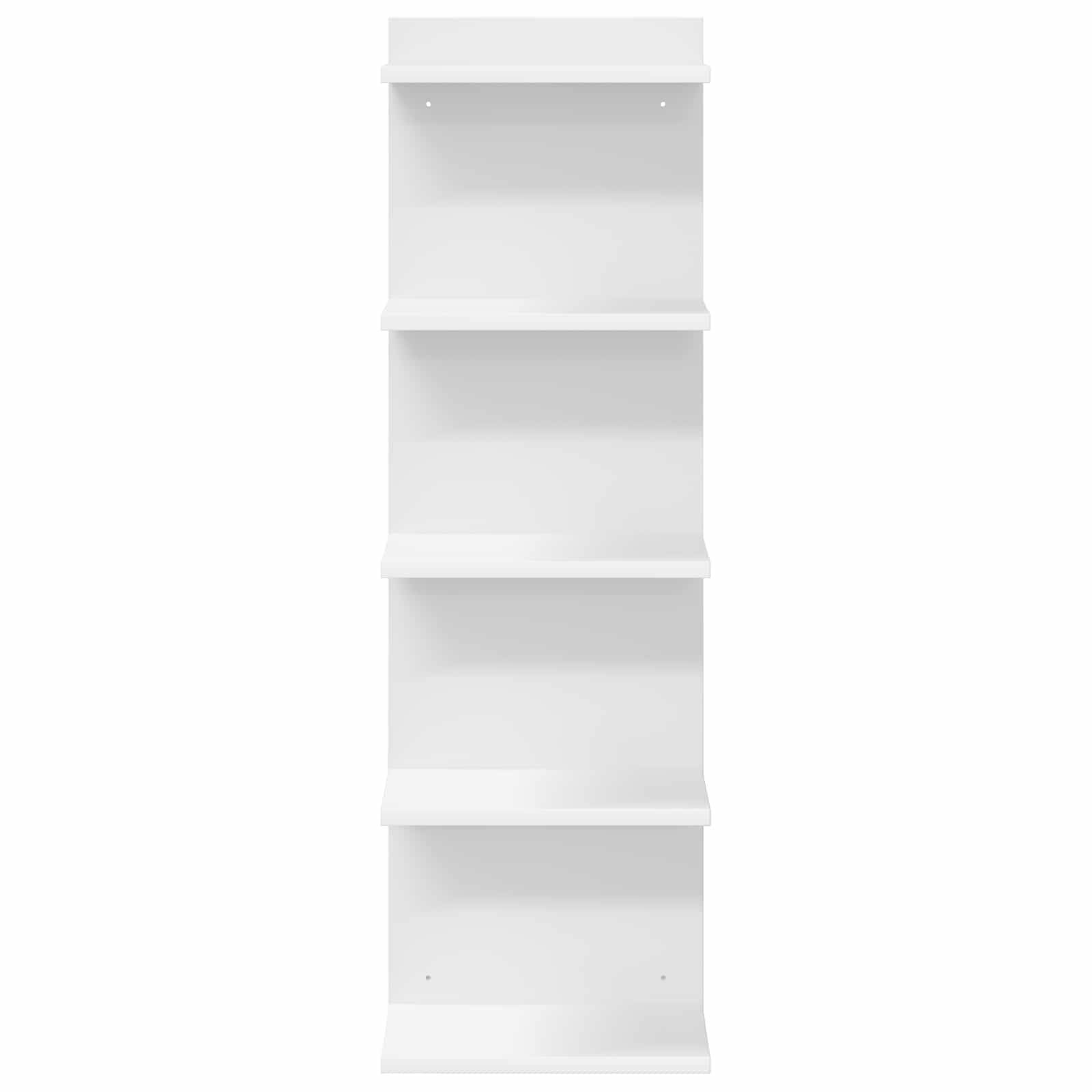 vidaXL Wandregal Weiß 30 x 15 x 100 cm Holzwerkstoff