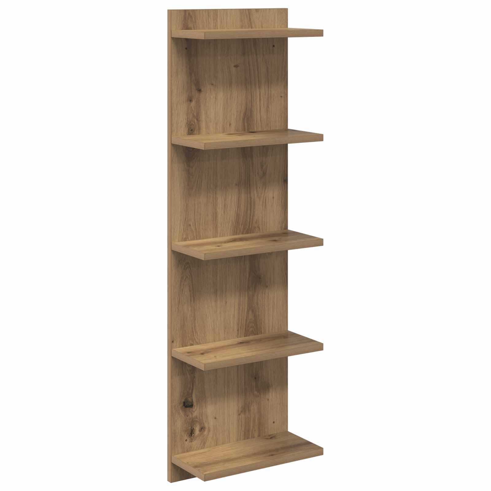 vidaXL Wandregal Artisan-Eiche 30 x 15 x 100 cm Holzwerkstoff