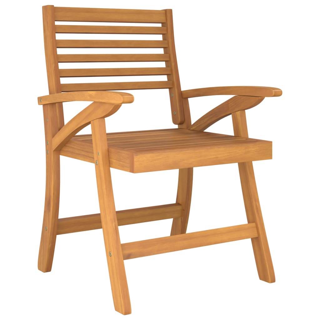 vidaXL Gartenstühle 2 Stk. 58x58x87 cm Massivholz Akazie