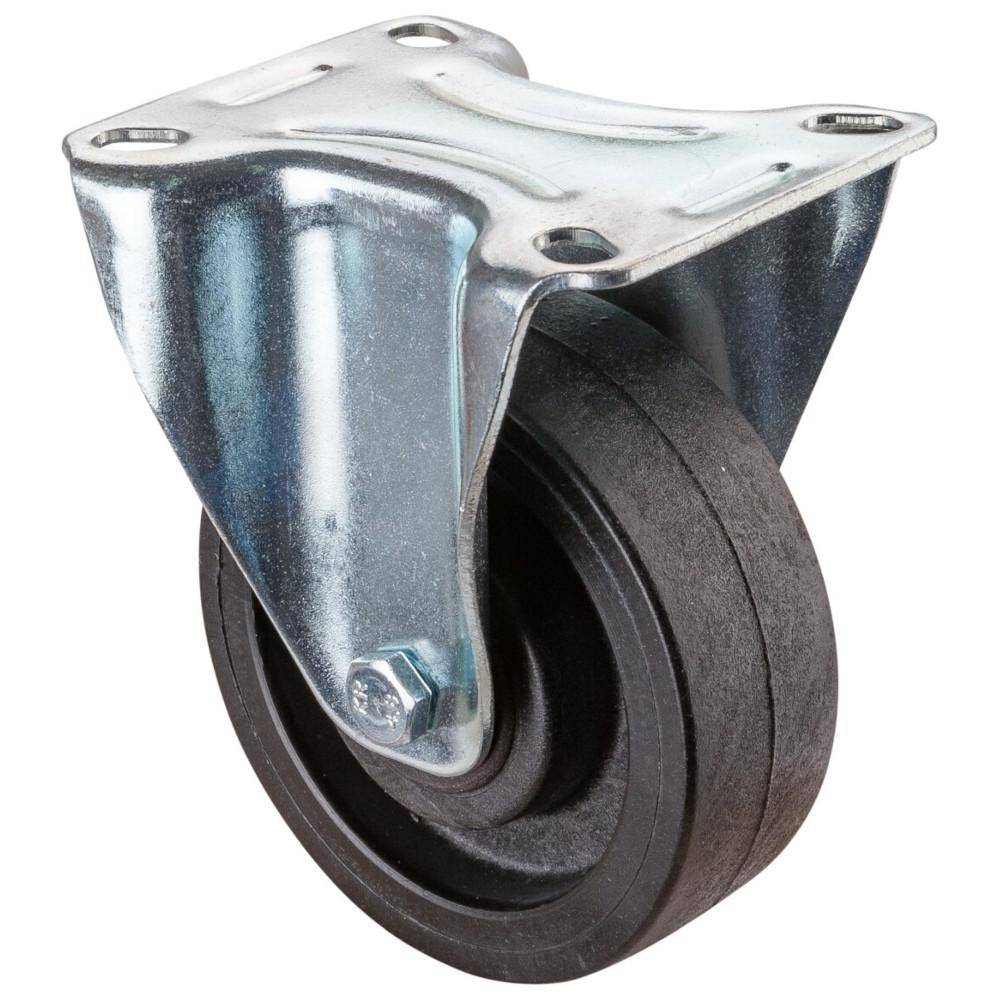 Transport-Bockrolle - Polyamid-Rad glasfaserverstärkt - Rad-Ø 100 mm - Bauhöhe 128 mm - Tragkraft 160 kg - Preis per Stück