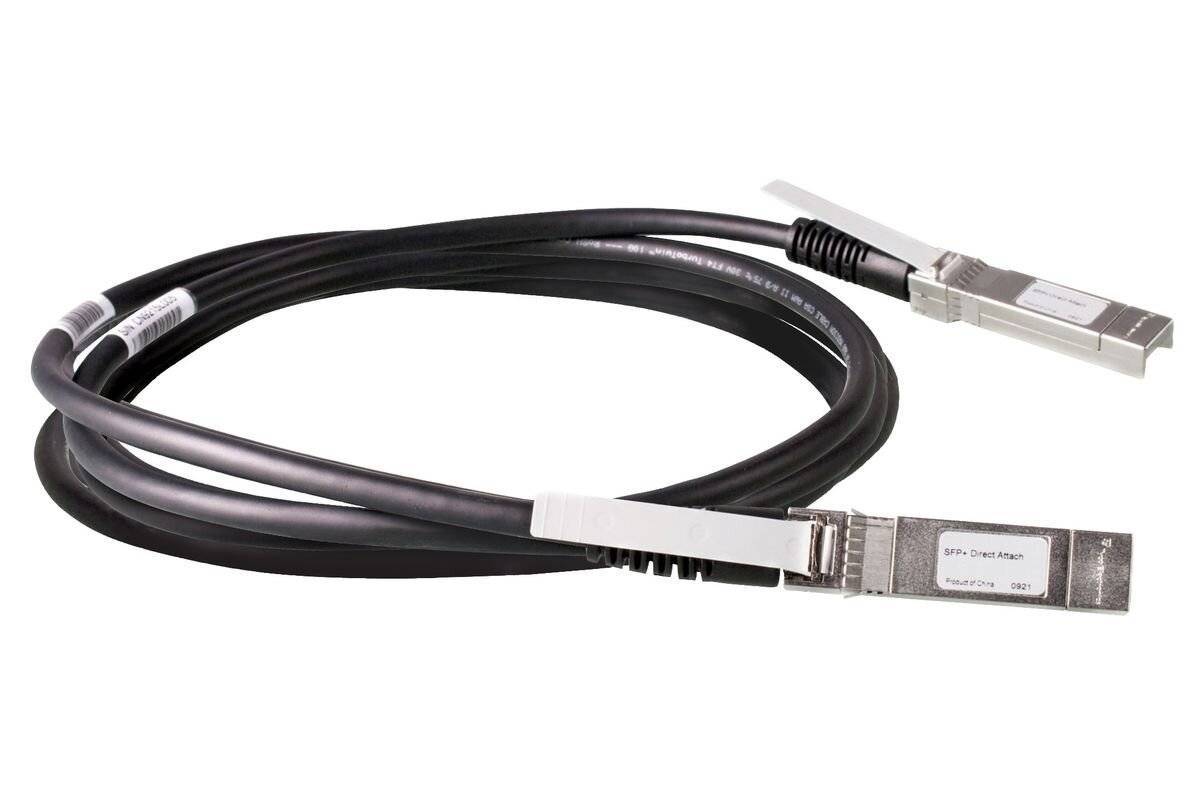 HPE X240 10G SFP+ SFP+ 5m DAC Cable, JG081C