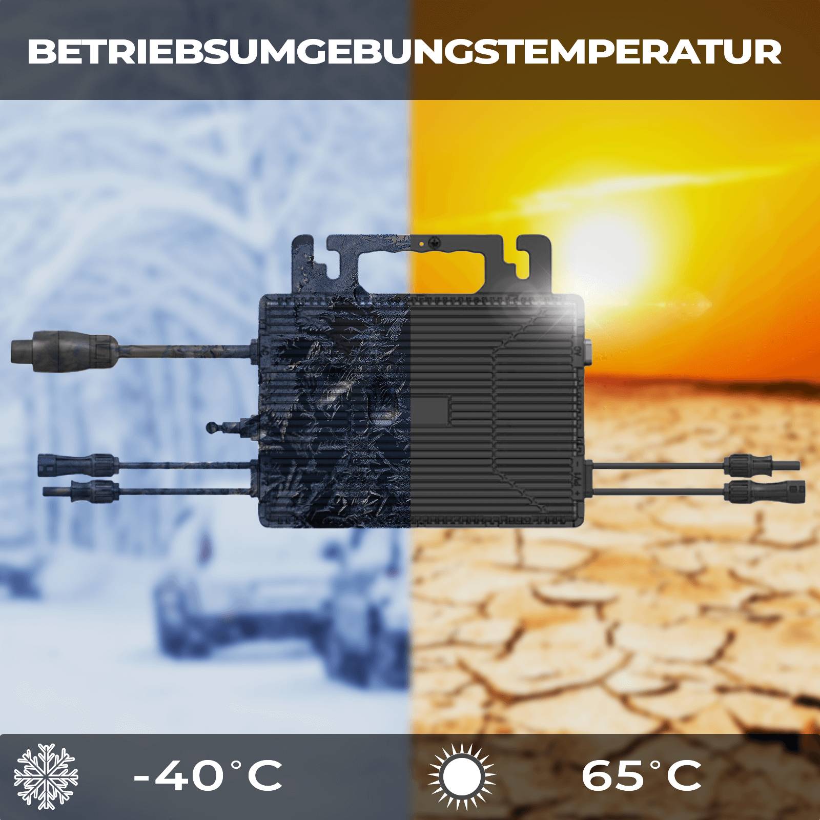 920 / 800 Watt mit Astro-E Wechselrichter inkl. Anschlusskabel