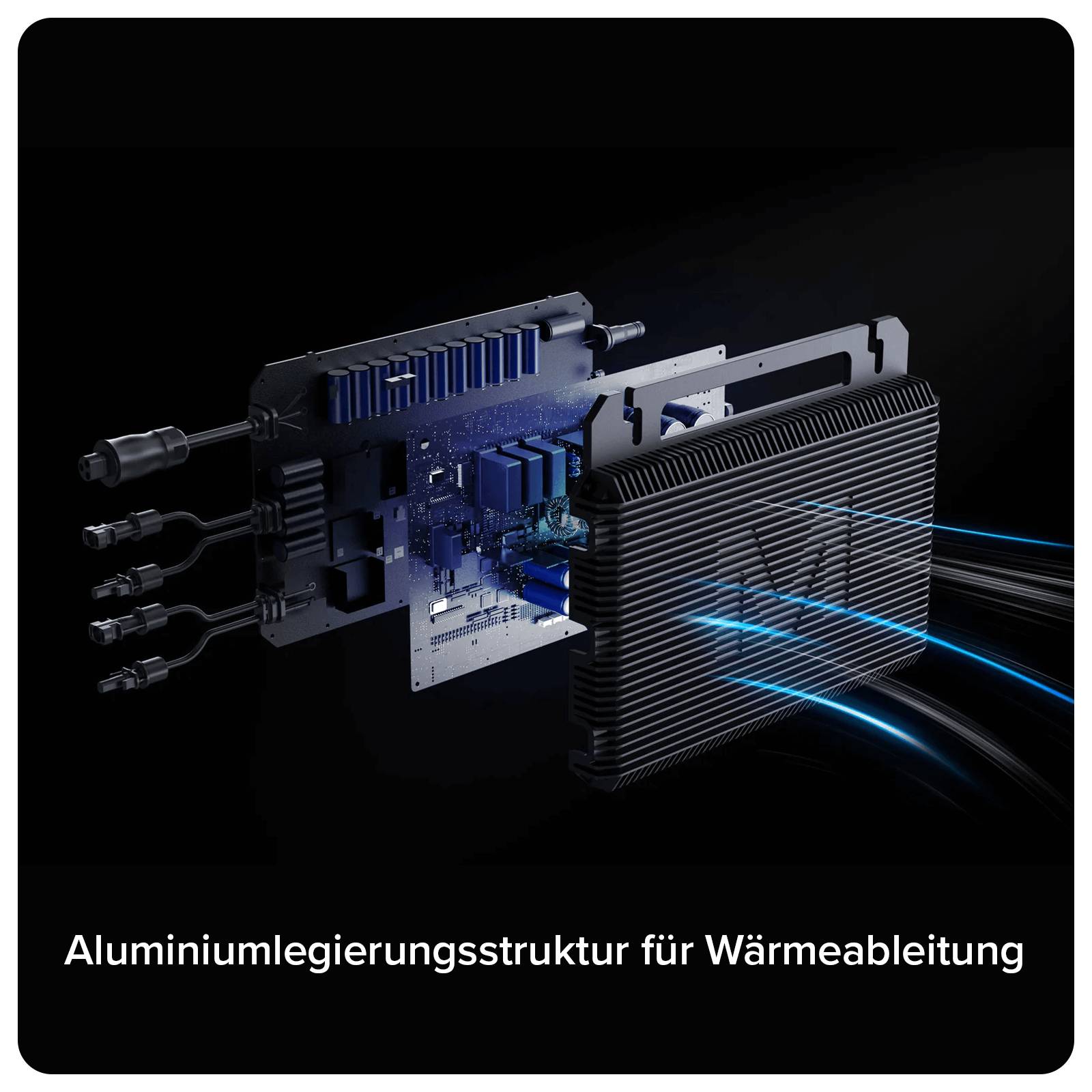 920 / 800 Watt mit MARSTEK Wechselrichter inkl. Anschlusskabel