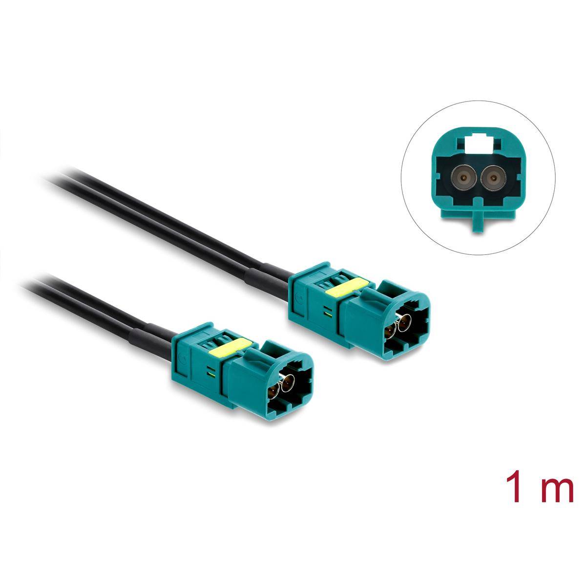 Delock Kabel Mini FAKRA Z Stecker dual zu FAKRA Z Stecker dual