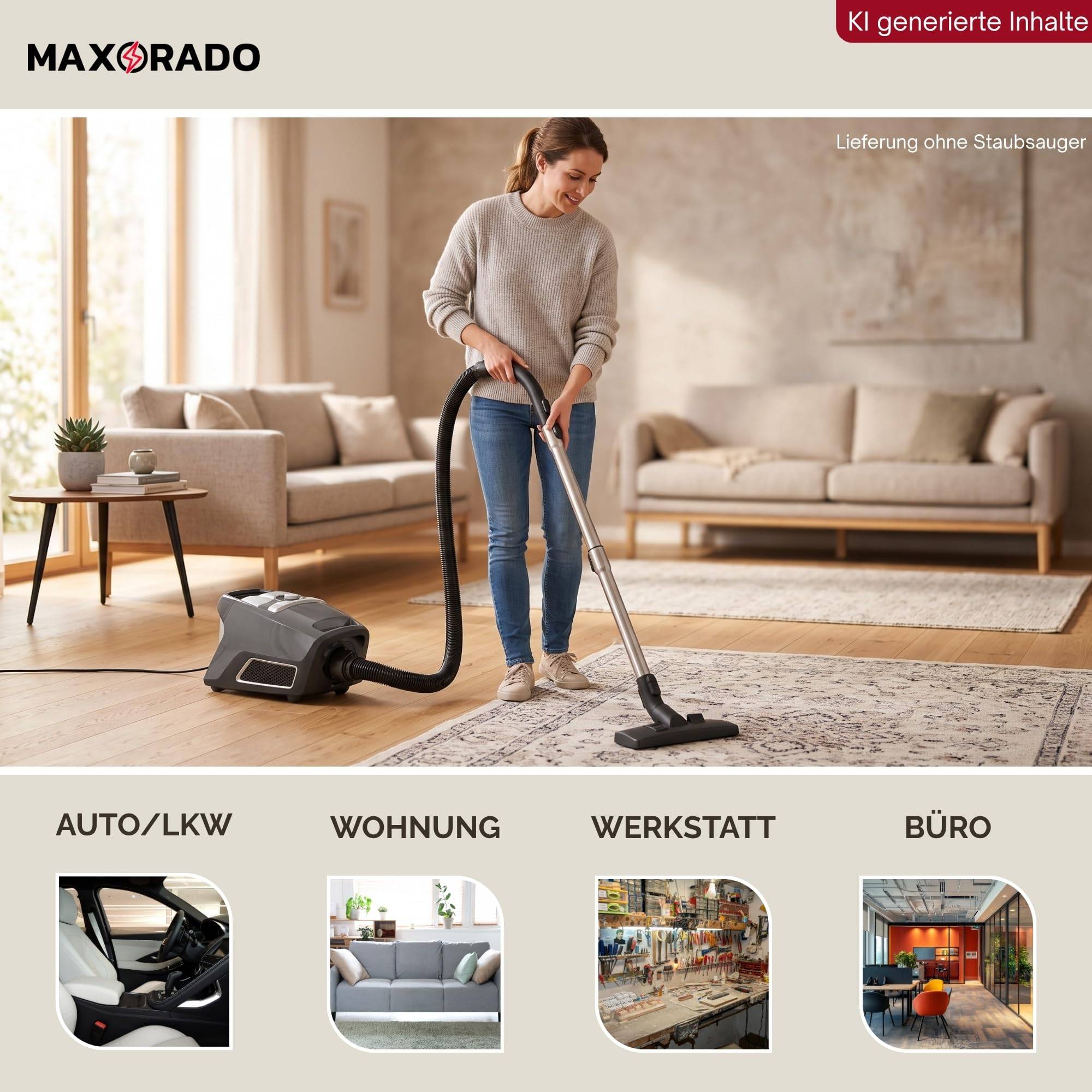 Ersatzteile Set passend für Miele CX1 Staubsauger Rohr Griff Schlauch Düse