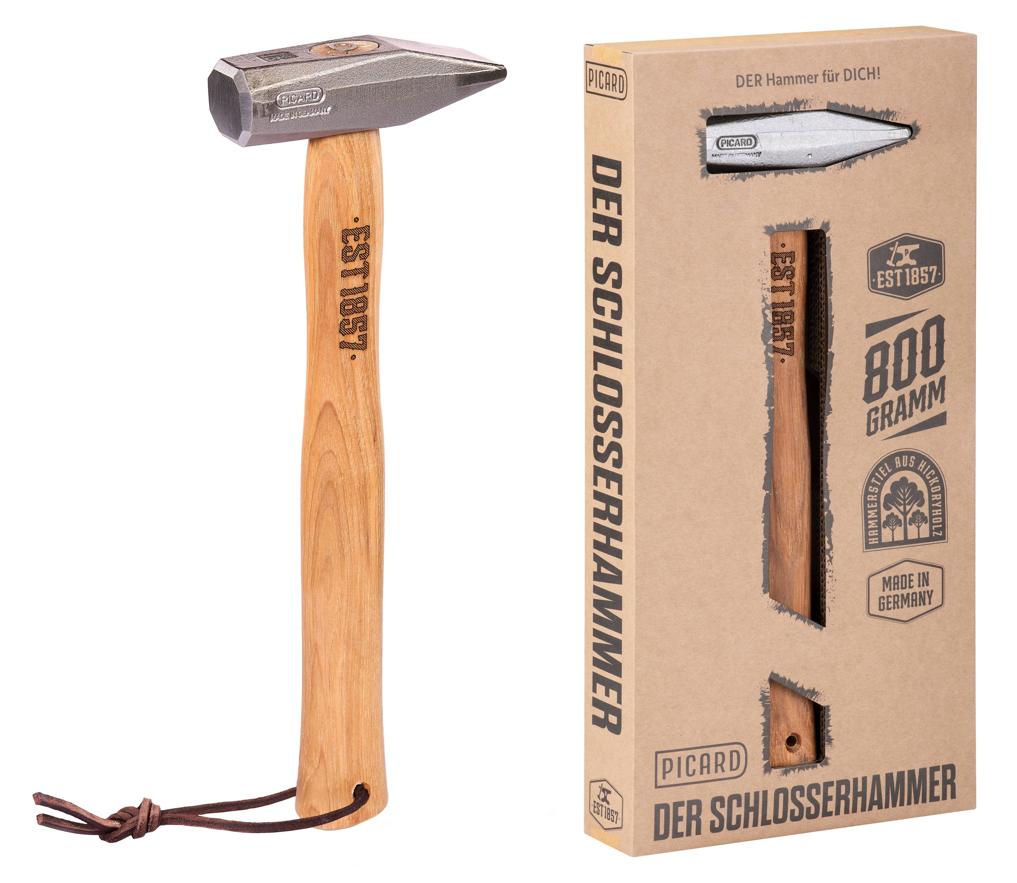 PICARD EST 1857 Schlosserhammer 800g in Geschenkverpackung