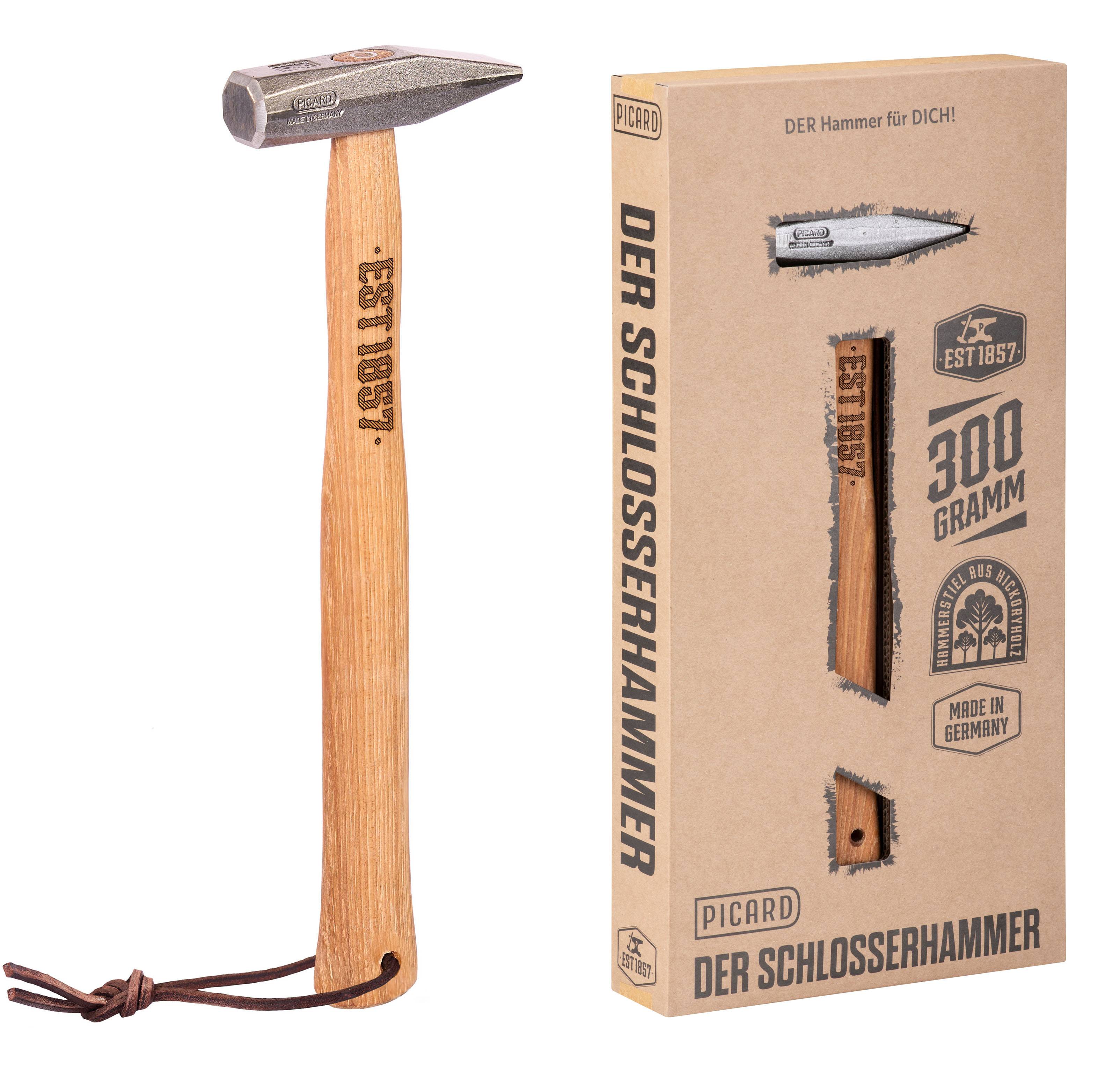 PICARD EST 1857 Schlosserhammer 300g in Geschenkverpackung