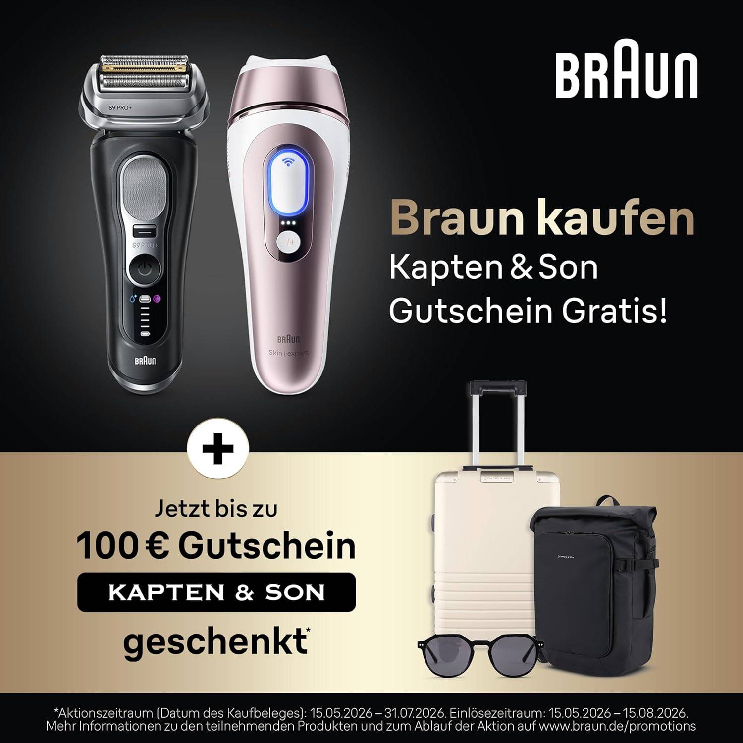Braun Bodygroomer Series 7 Kabelloser Körperrasierer Herren BG7555 Grau + Etui