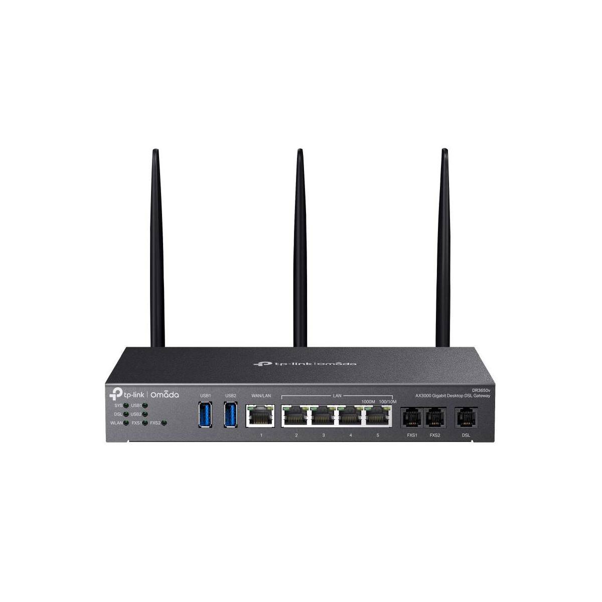 DR3650V - DR3650v – Omada AX3000 Wi-Fi 6 Gigabit Desktop DSL-Gateway
