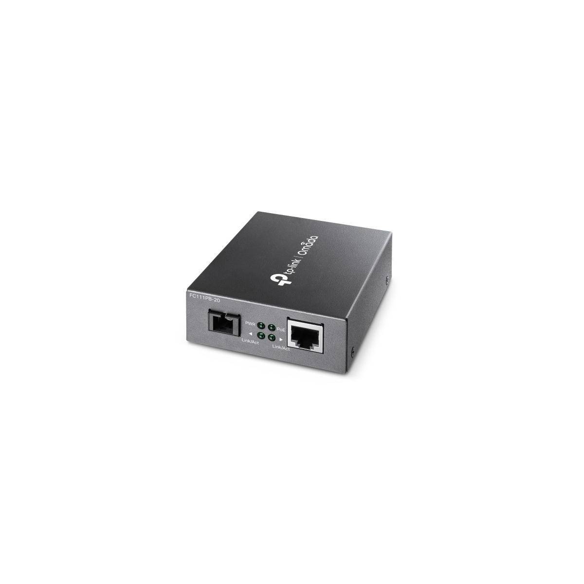 FC111PB-20 - FC111PB-20 – 10/100 Mbit/s WDM-Medienkonverter mit 1-Port PoE