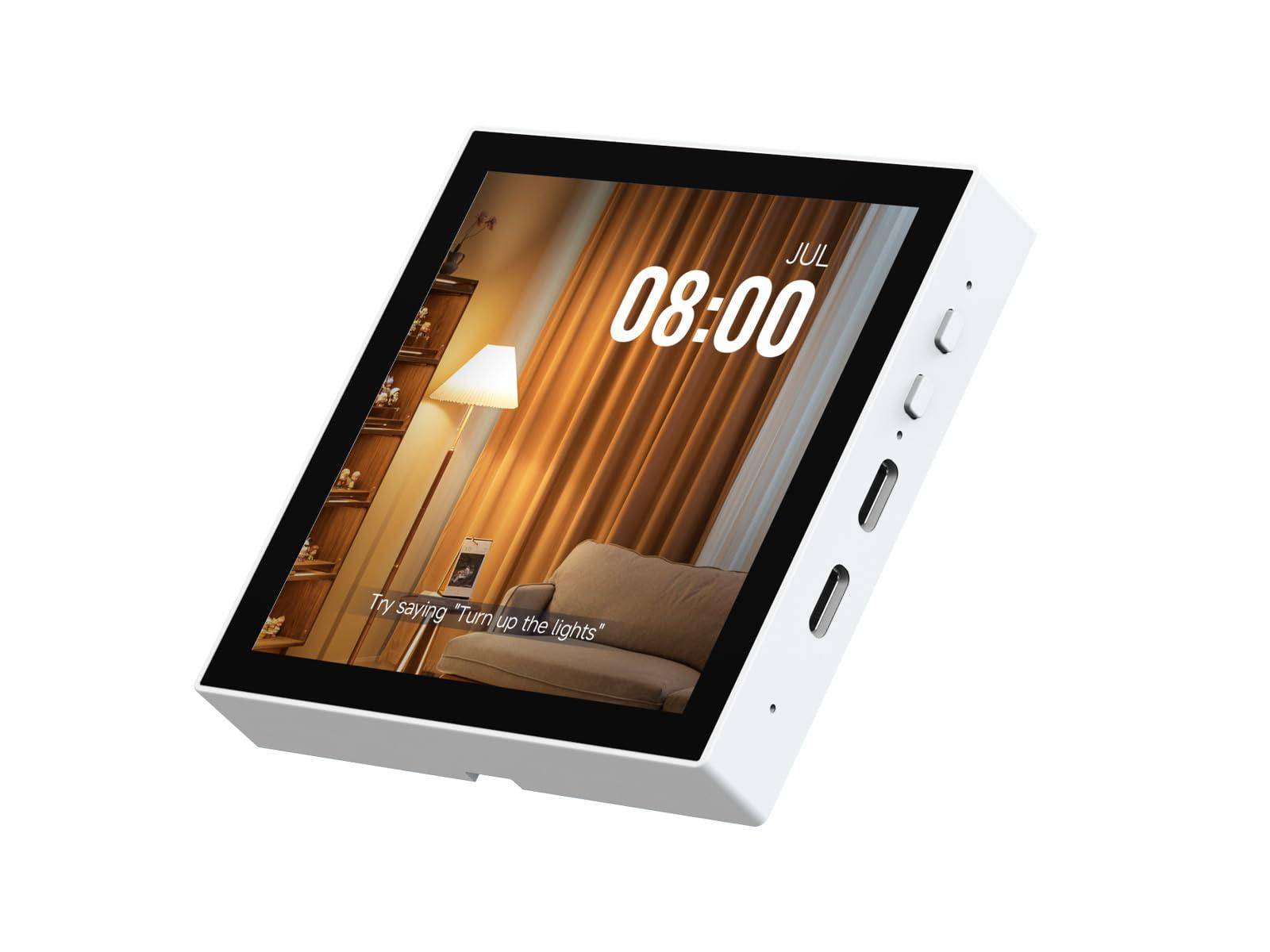 Waveshare ESP32-S3-Smart-86-Box, 4 Zoll IPS 480x480, WiFi, Bluetooth5, Touch, Audio, KI, 240MHz