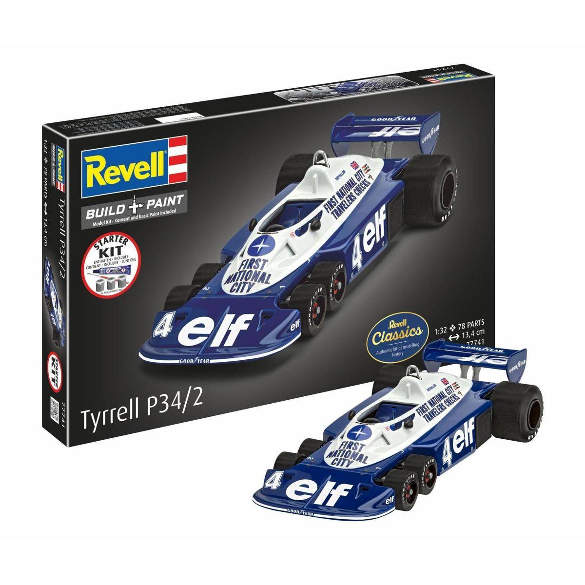 Starter Kit Tyrrell P34/2 6-Wheeler
