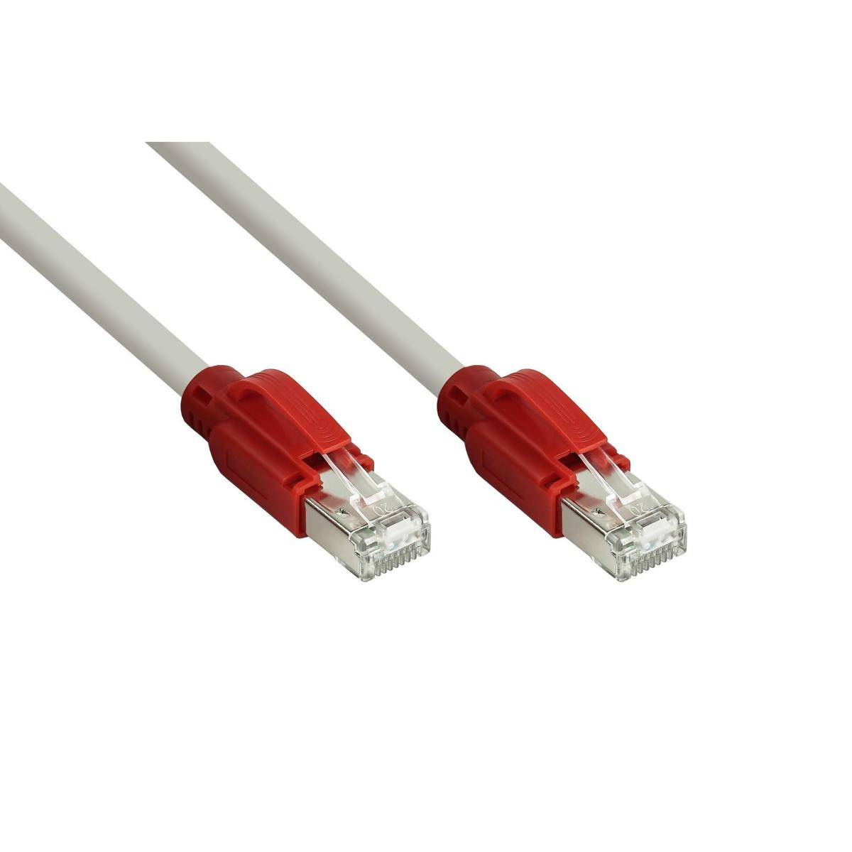 SO-PK005GR-C - Crossover-Kabel Cat.7, S/FTP, 0,5m, grau