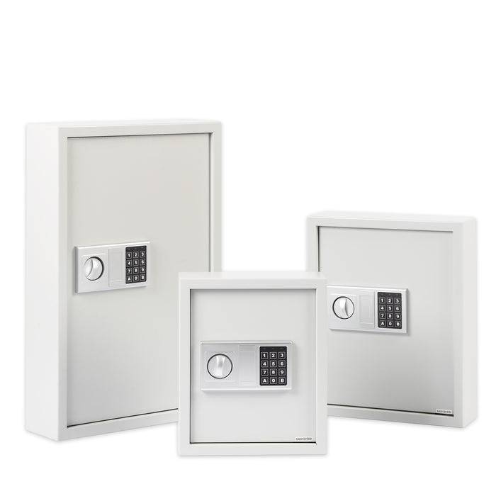 FLOORDIREKT Schlüsseltresor - Schlüsselkasten mit Elektronikschloss - 36 x 12 x 45 cm