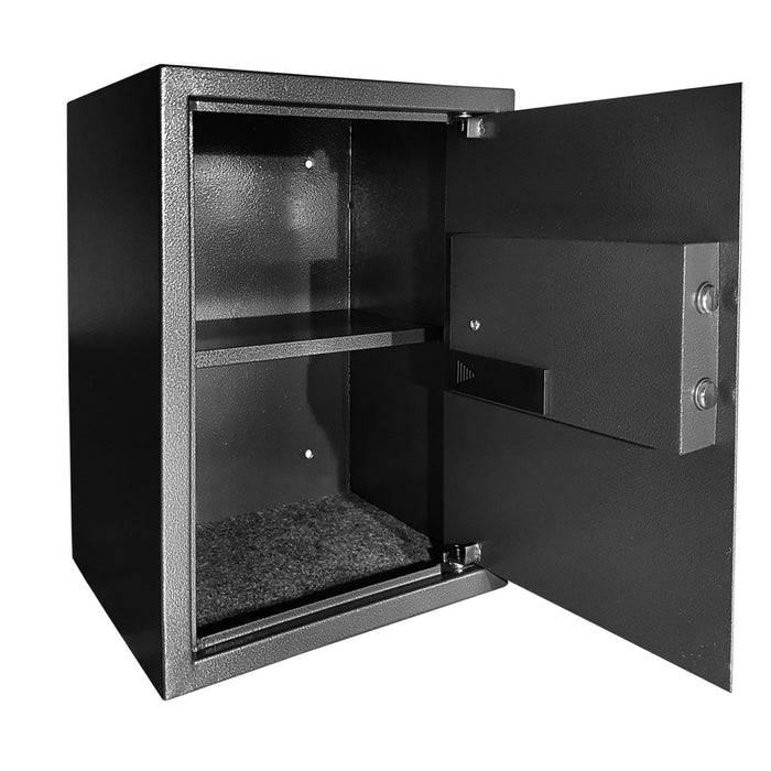 FLOORDIREKT Tresor Safemaxx - Elektronisches Zahlenschloss in verschiedenen Größen - 50 x 35 x 31 cm