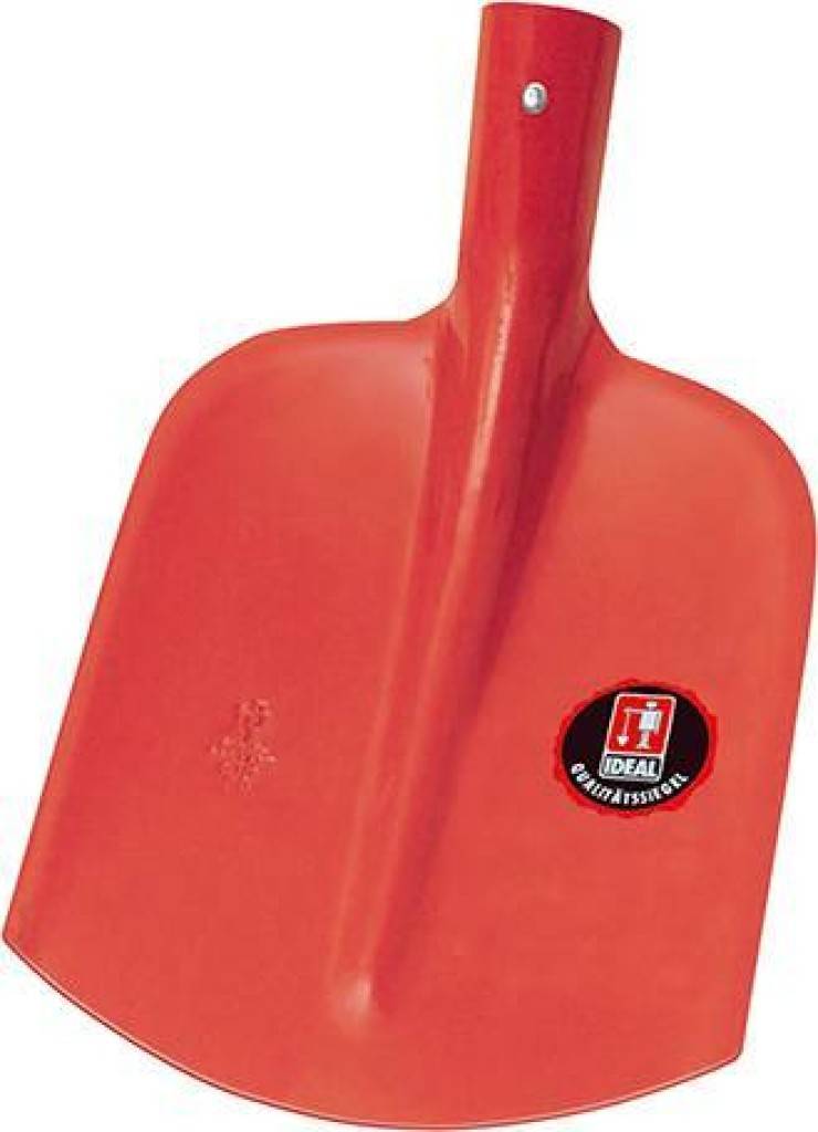Emsländer Sandschaufel RUHR-BRILLANT Rot pulverbeschichtet, spezialgehärtet