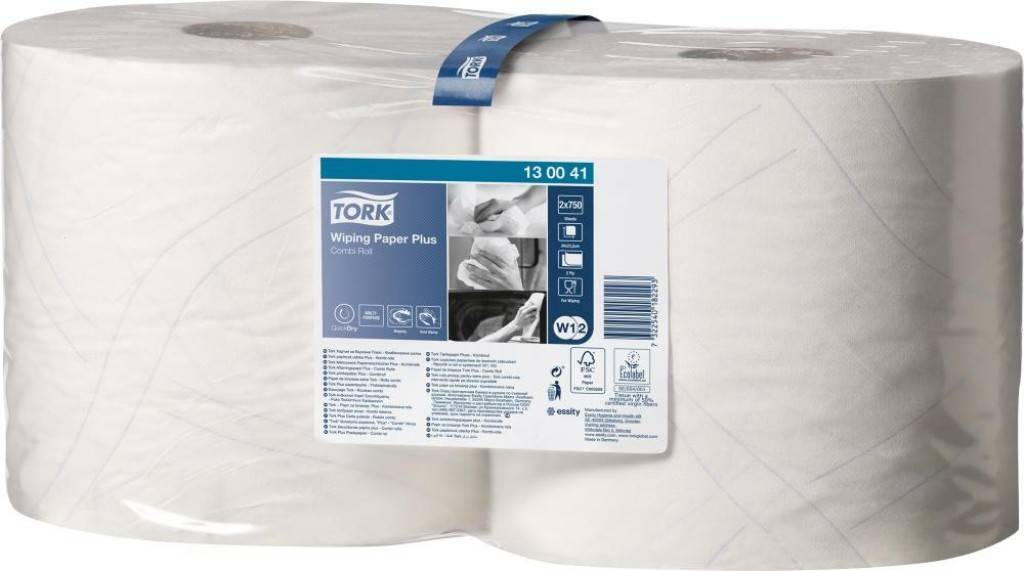 Papierwischtuch W1 und W2 Hybridtechnologie Perforiert Linienprägung QuickDry-Qualität für mehr Saugkraft, Volumen und Reißfestigkeit