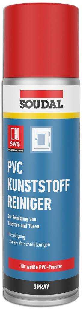 PVC-Kunststoffreiniger Einsatz auf weißen PVC-Fenstern Lösemittelbasiert entfernt auch grobeVerschmutzungen Speziell für den Einsatz aufhomogenem