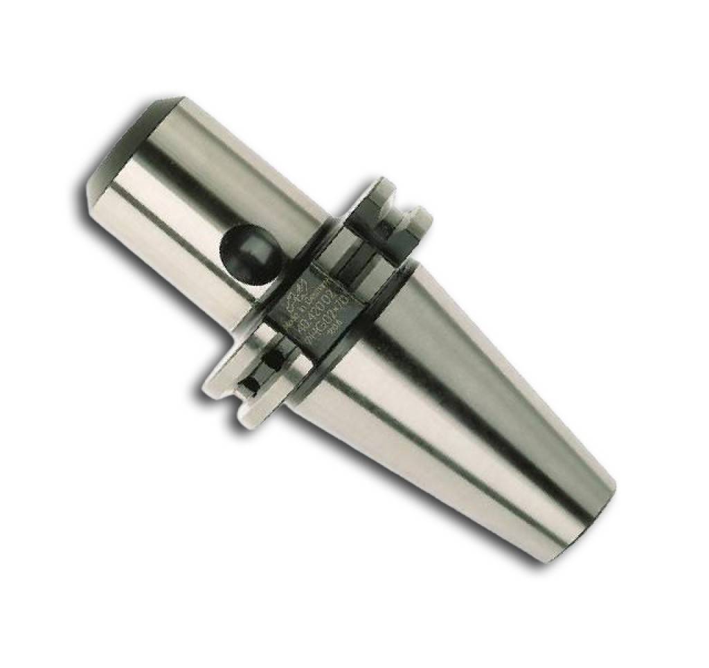 HG-Spannfutter, ISO 7388-1 DIN 69871, Form AD/B, SK 40AusführungFeingewuchtet, aus legiertem Einsatzstahl, mit einer Zugfestigkeit im Kern von ca