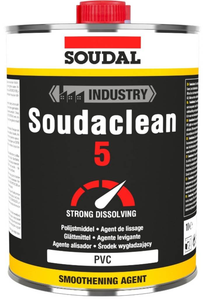 Soudal Soudaclean 20 ist ein schnelltrocknendes, nicht anlösendes Reinigungsmittel. Der Reiniger eignet sich gut zum Reinigen von PVC Fensterrahmen