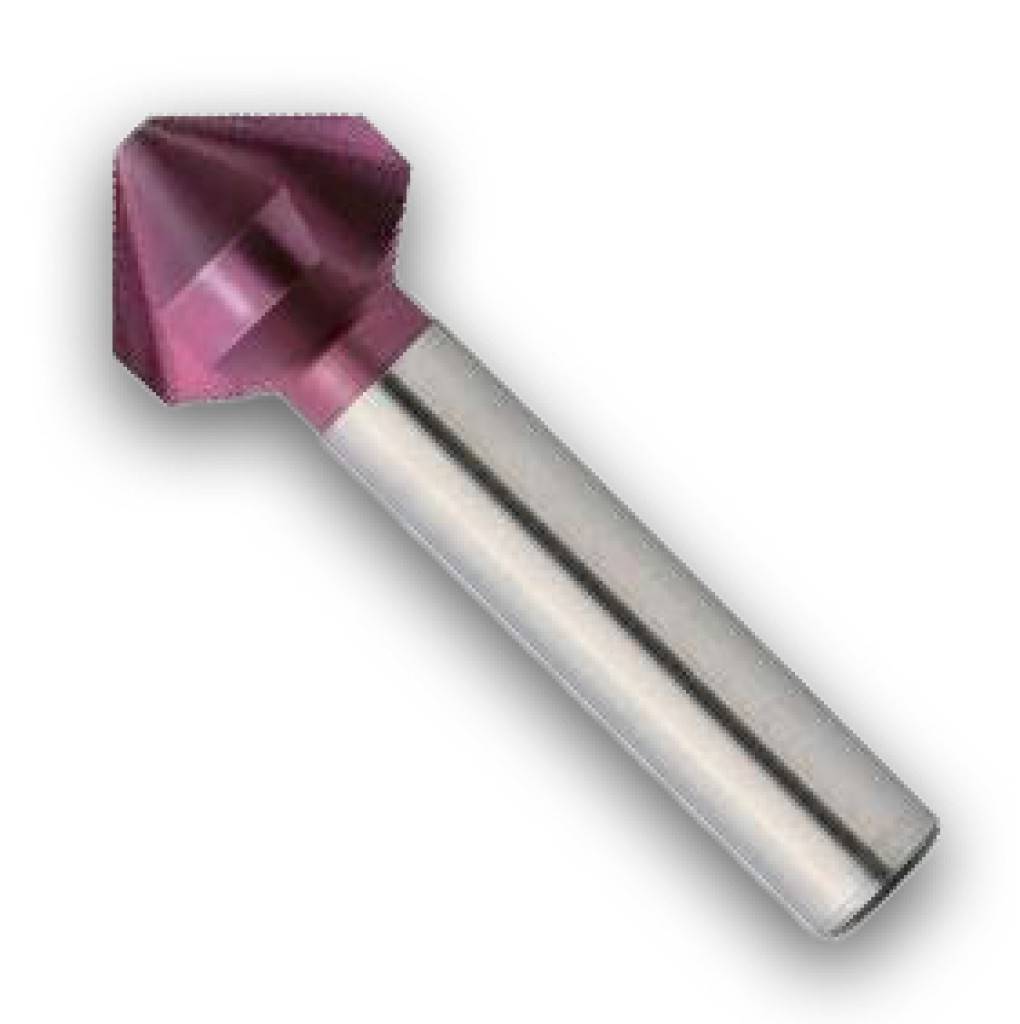 Kegel- und Entgratsenker 90Ausführung Axial und radial hinterschliffen CBN-tiefgeschliffen Mit Span- und Freiwinkeln für die meistgebräuch
