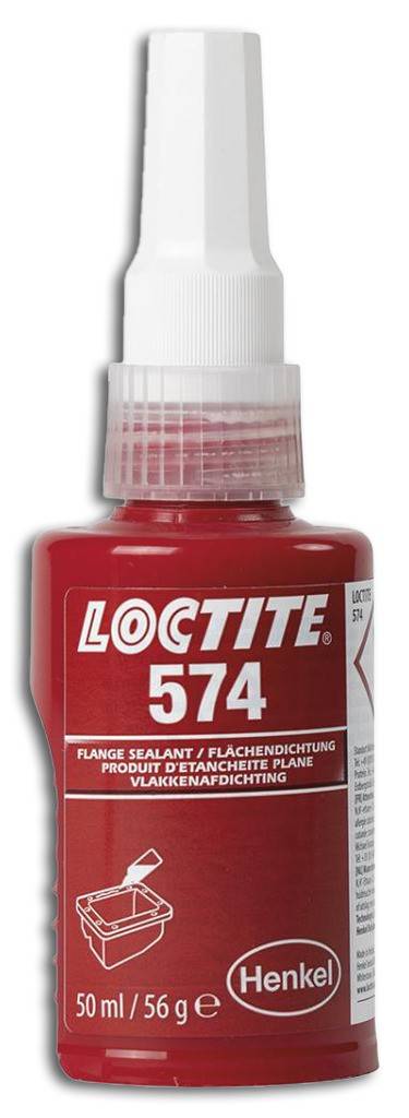 Loctite 574 Flächendichtung Härtet unter Luftabschluss zwischen enganliegenden Metallflächen aus Unmittelbar nach der Montage ist eine sofort